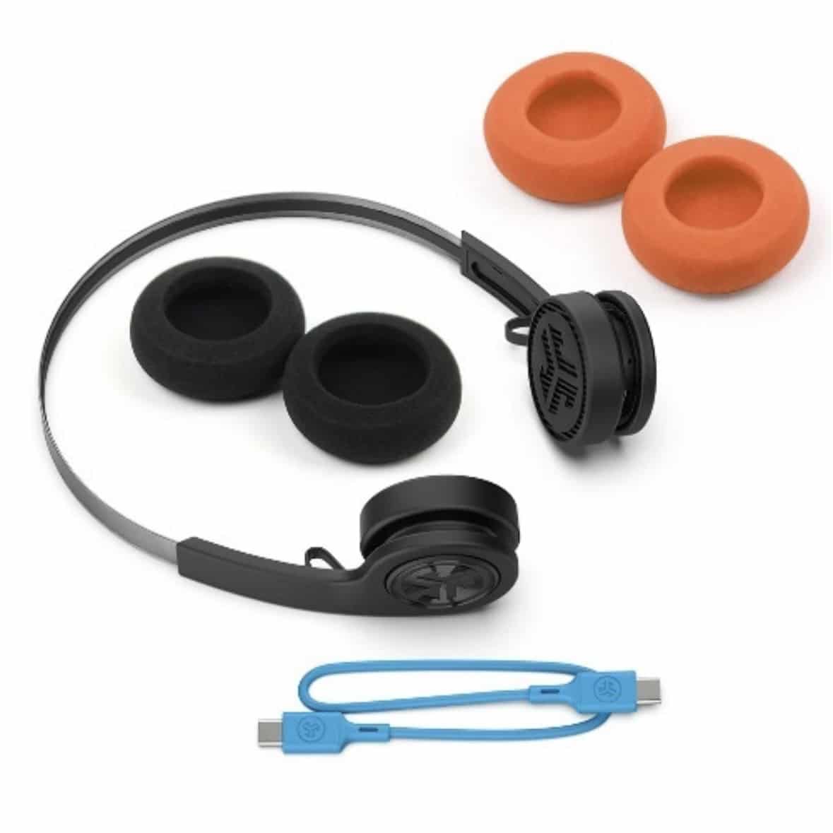 JLab/ジェイラブ　REWIND 2 WIRELESS　ワイヤレスヘッドホン BLACK FREE