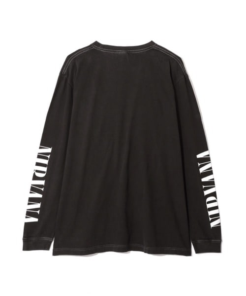 NIRVANA/ニルヴァーナ/LIVE L/S TEE/コラボロンT《メンズ・ウィメンズ・ユニセックス》 ブラック M