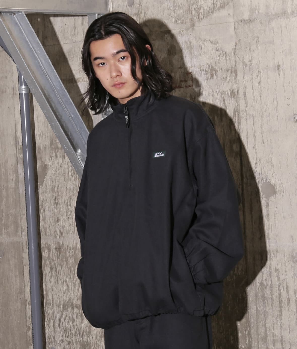 MANASTASH/マナスタッシュ/CHILLIWACK PULLOVER BLACK S