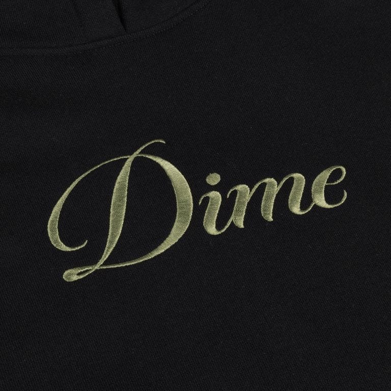 Dime/ダイム/Cursive Hoodie フーディー　パーカー BLACK S
