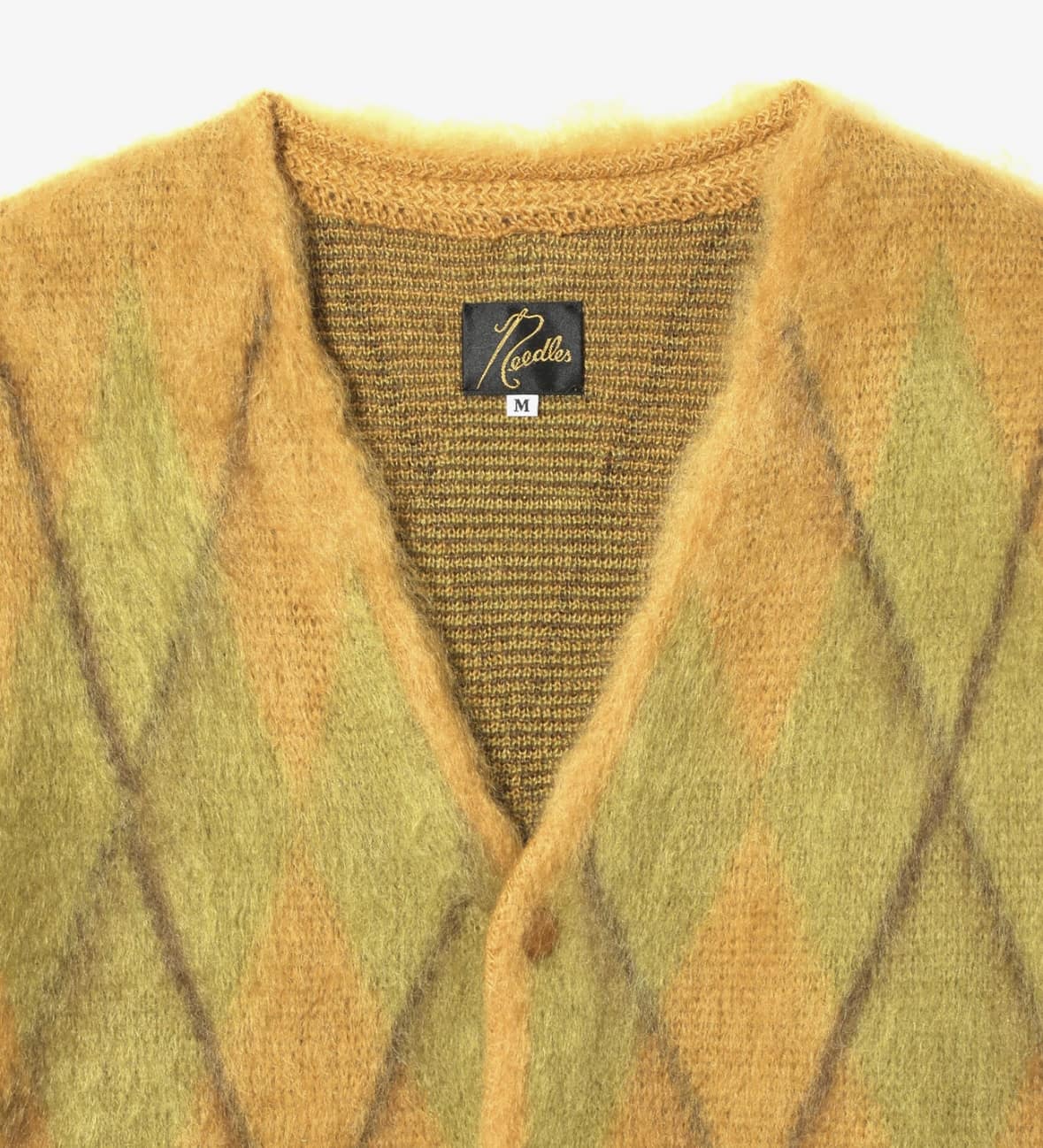 NEEDLES/ニードルズ/MOHAIR CARDIGAN - ARGYLE モヘアカーディガン ARGYLE S