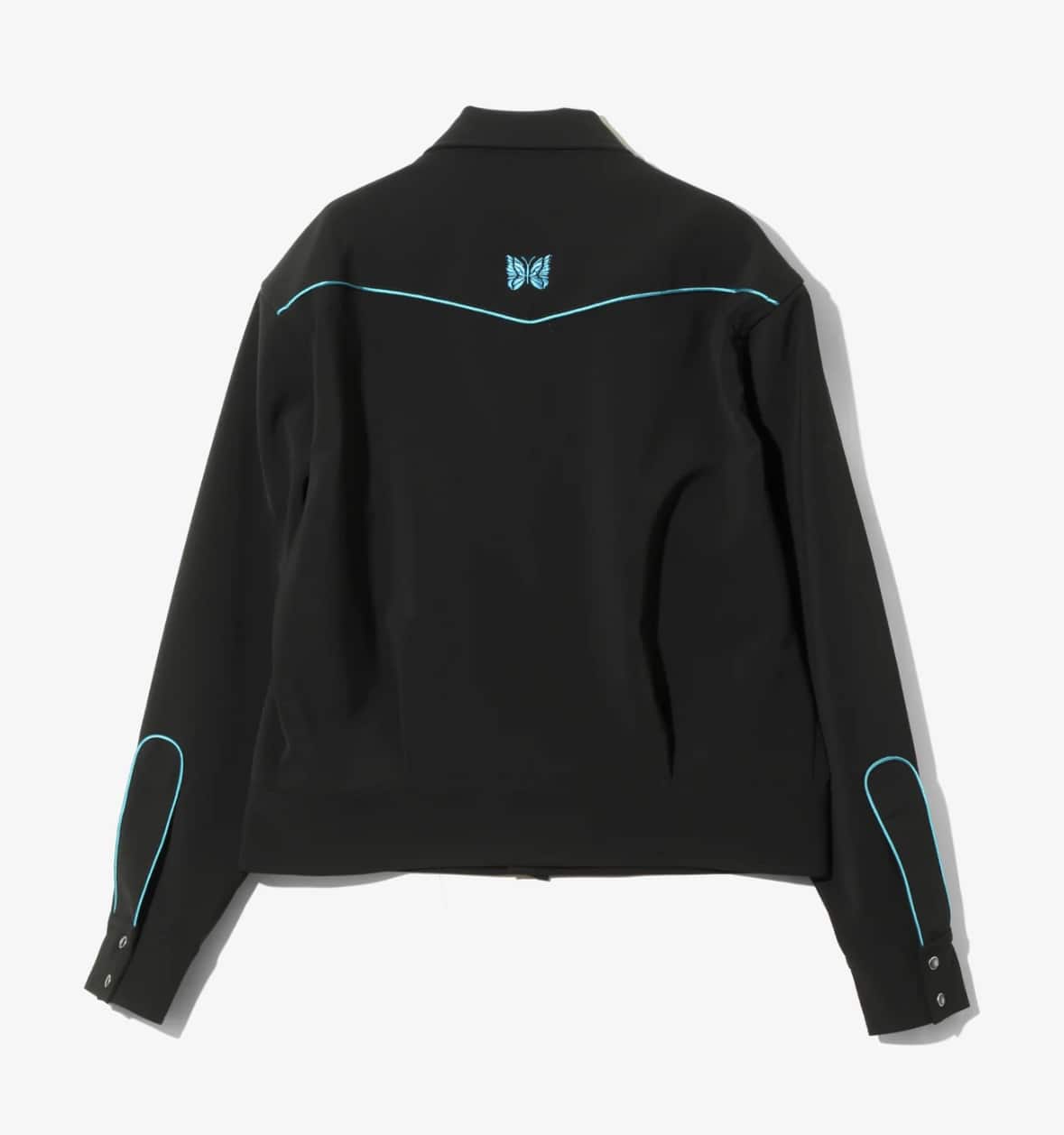 NEEDLES/ニードルズ/PIPING COWBOY JKT-POLY DOUBLE CLOTH パイピングカウボーイジャケット BLACK S