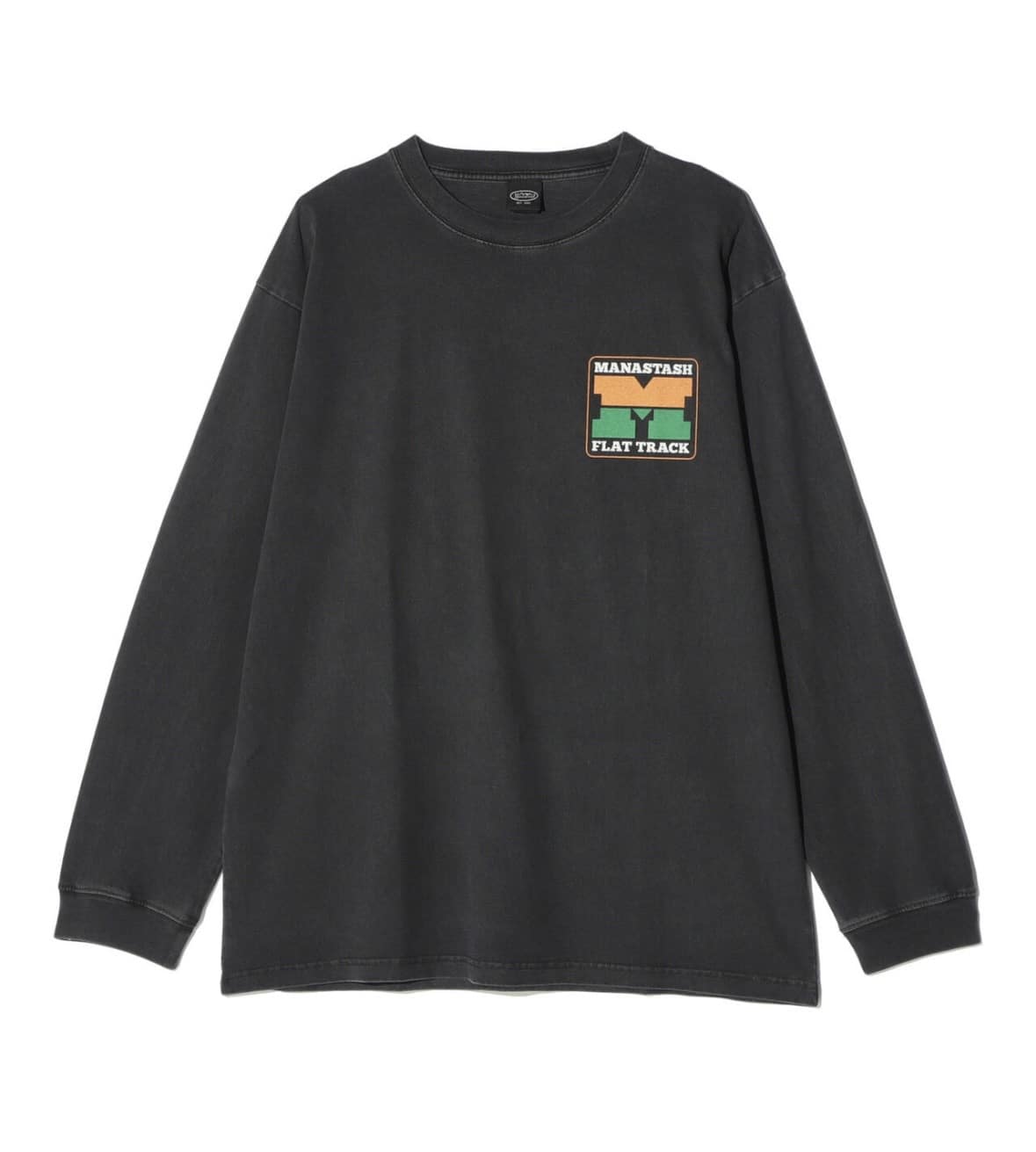 MANASTASH/マナスタッシュ/PUMICE L/S TEE RACING DIV. BLACK S