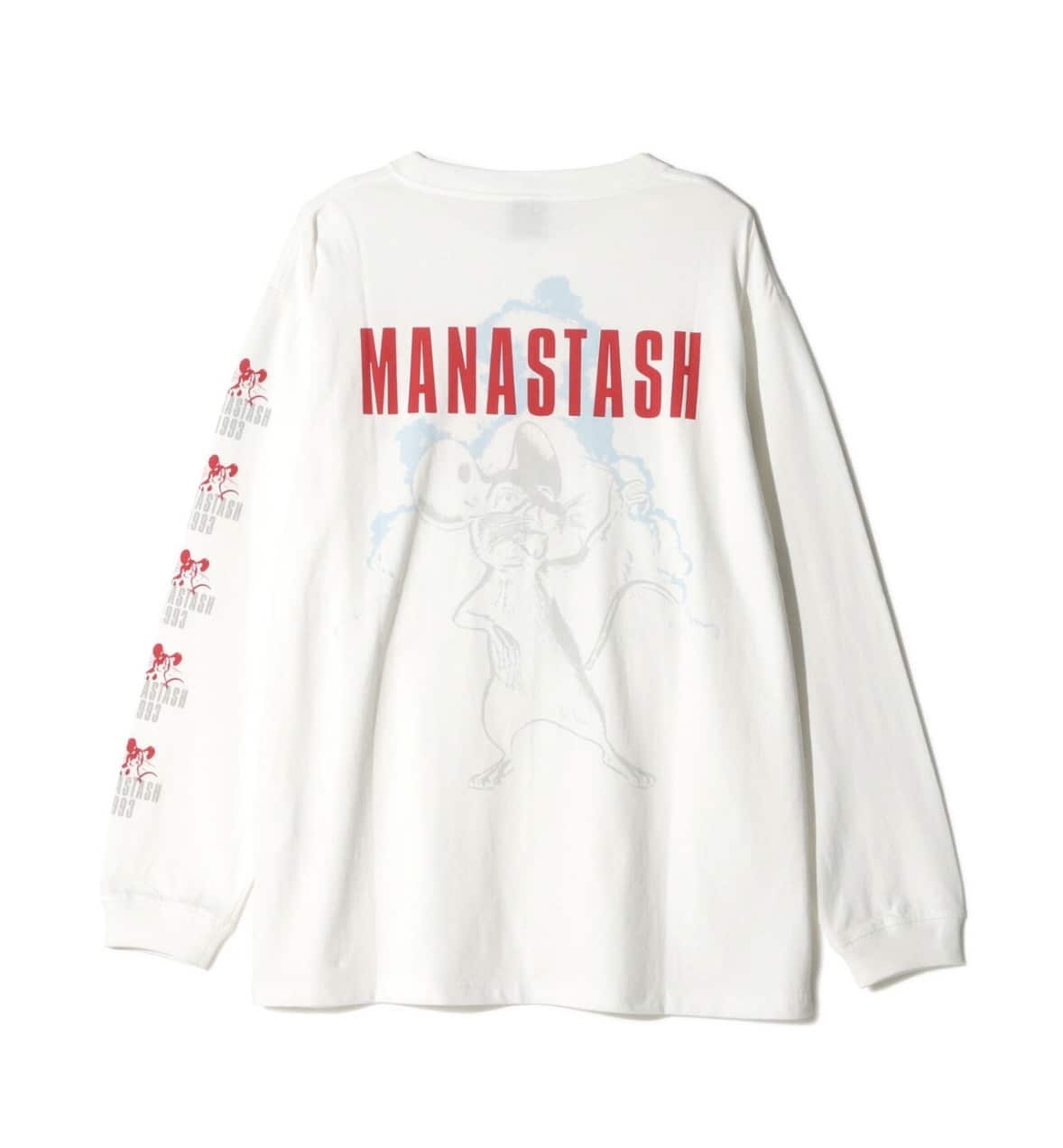 MANASTASH/マナスタッシュ/CiTee L/S TEE VERMIN WHITE M