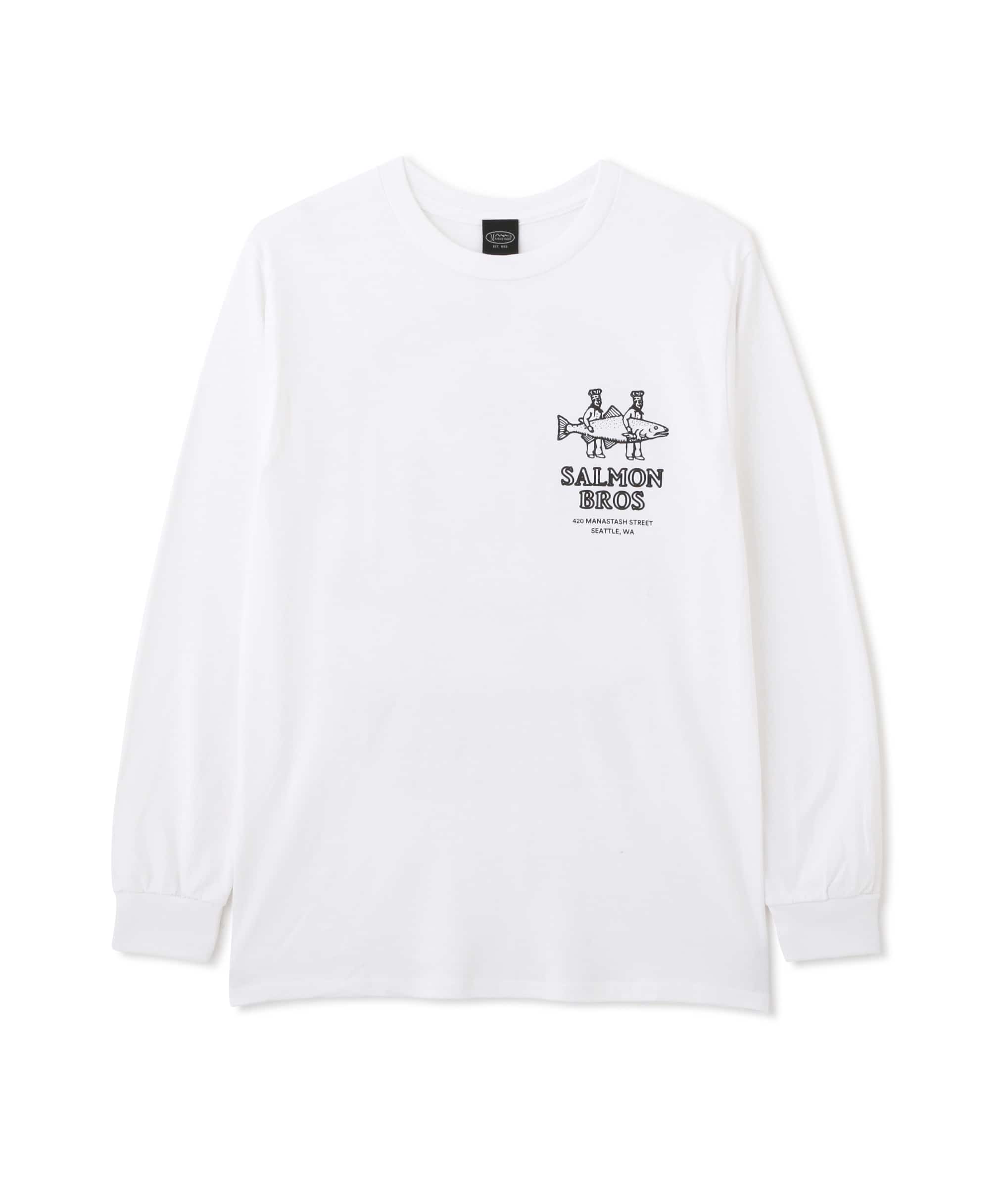 MANASTASH/マナスタッシュ/CiTee L/S TEE SALMON WHITE S