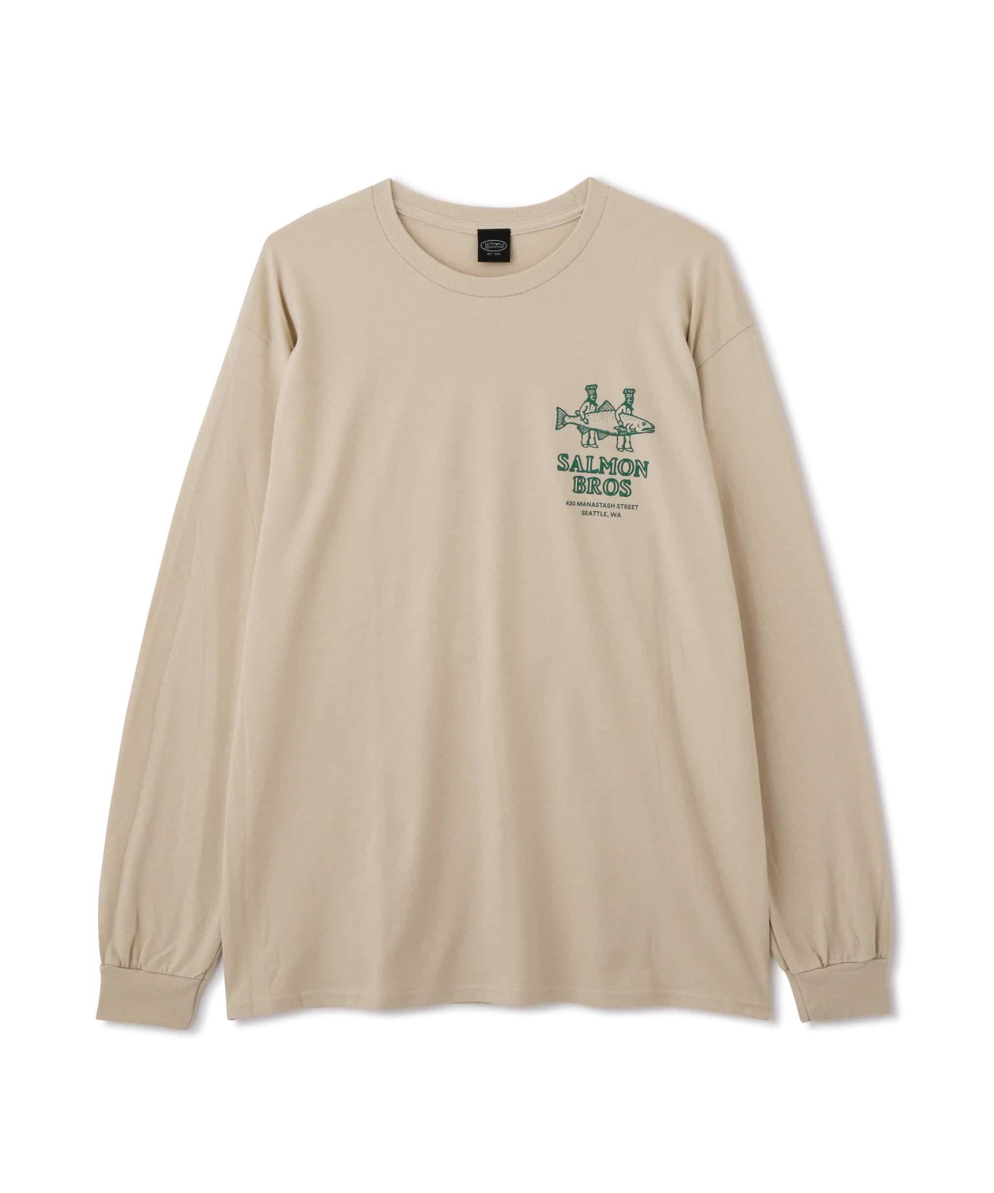 MANASTASH/マナスタッシュ/CiTee L/S TEE SALMON BEIGE S