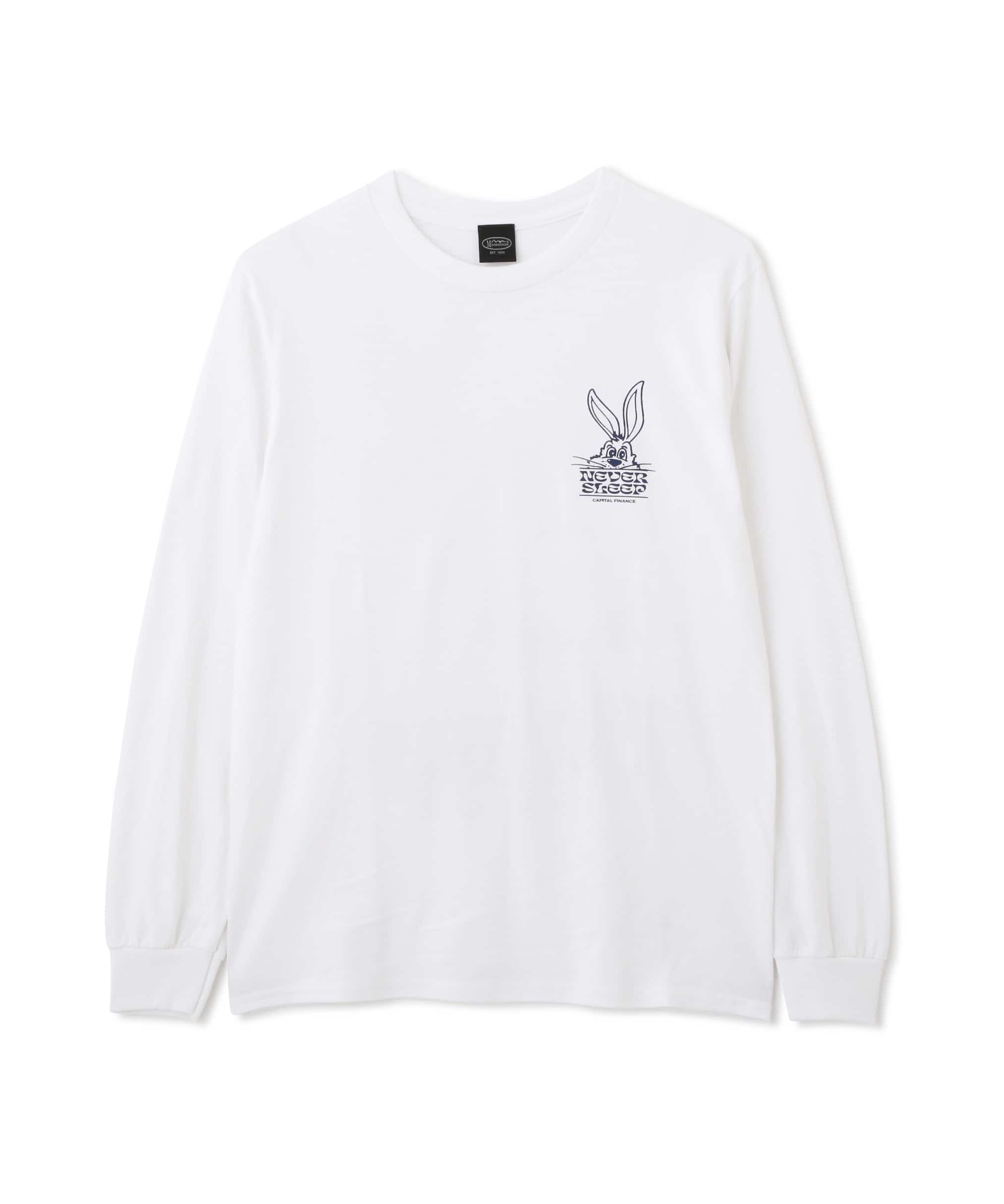 MANASTASH/マナスタッシュ/CiTee L/S TEE RABBIT WHITE S