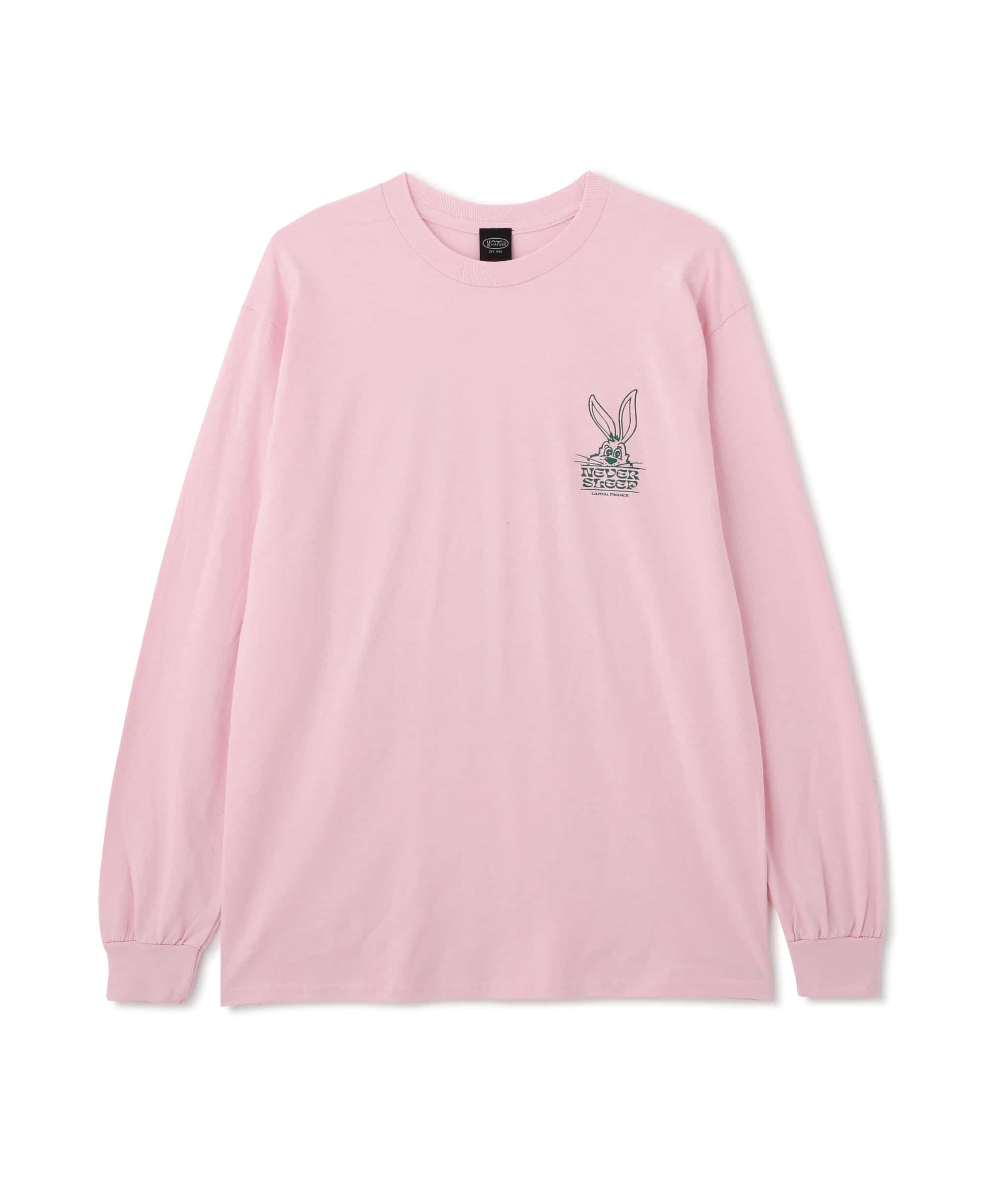 MANASTASH/マナスタッシュ/CiTee L/S TEE RABBIT PINK S