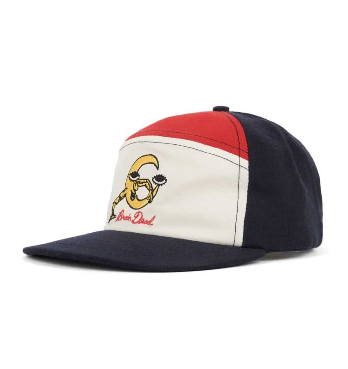 BRAIN DEAD/ブレインデッド/WANING CRESCENT 6 PANEL HAT NAVY FREE