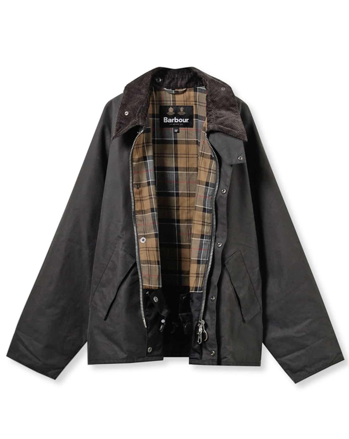 Barbour/バブアー【TRANSPORT / トランスポート】ワックス ショート ジャケット　252MWX1678 セージグリーン 36