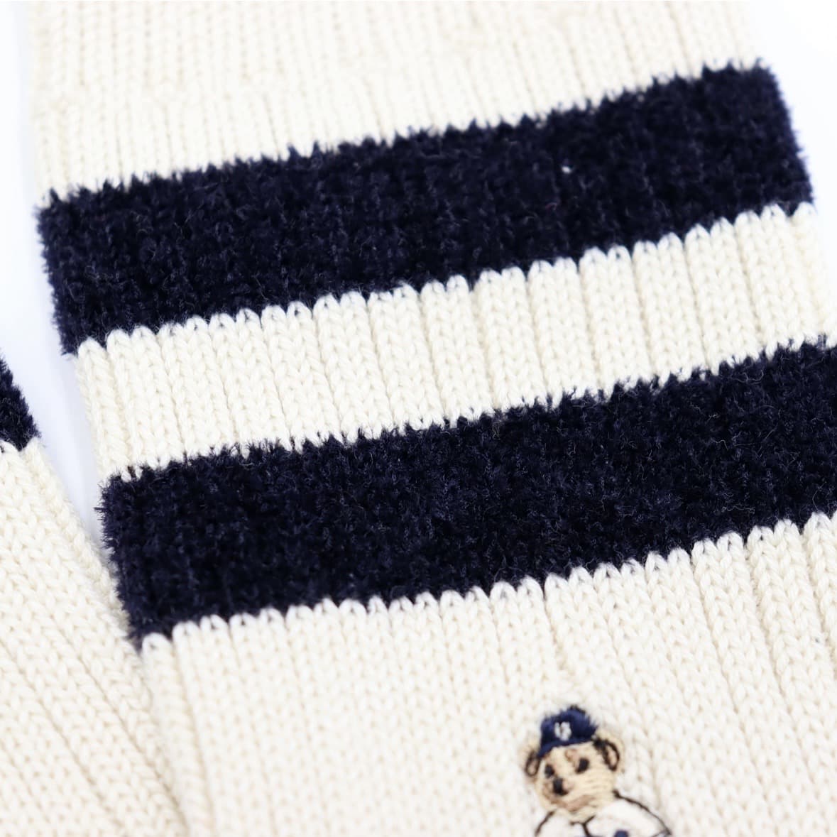 ROSTER SOX/ロスターソックス/84 BEAR メンズ　レディース CREAM×NAVY 1