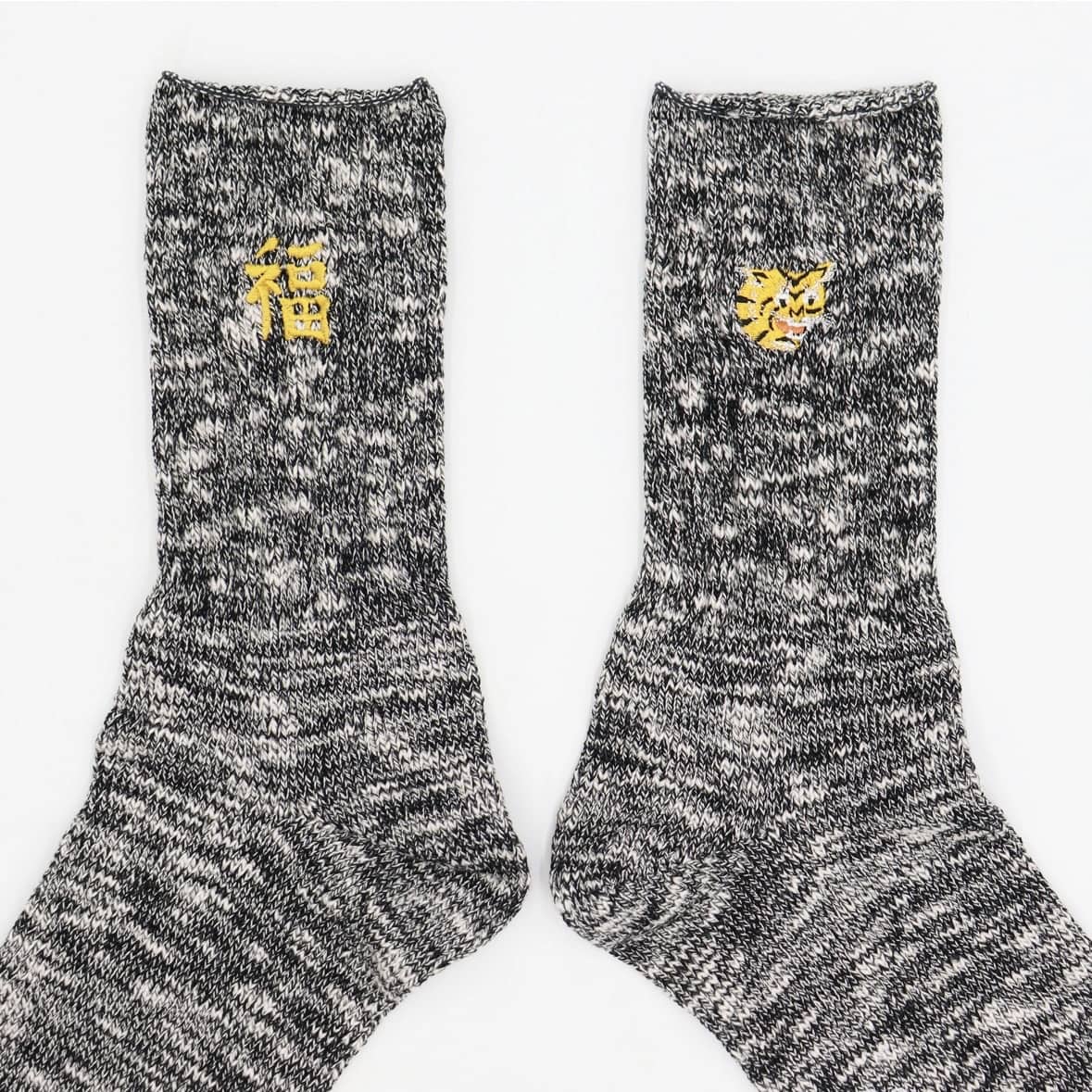ROSTER SOX/ロスターソックス/B TIGER メンズ　レディース BLACK 1