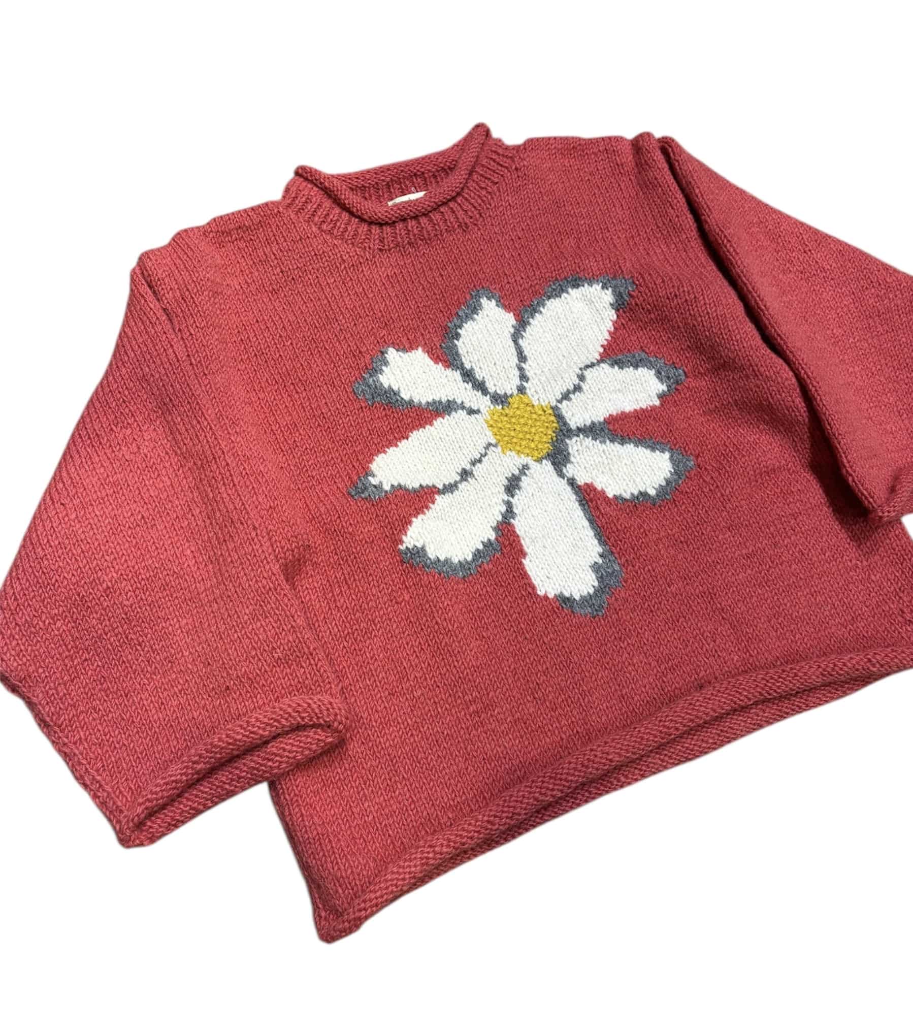 MacMahon Knitting Mills /マクマホンニッティングミルズ/All Roll Knit-Flower PINK FREE