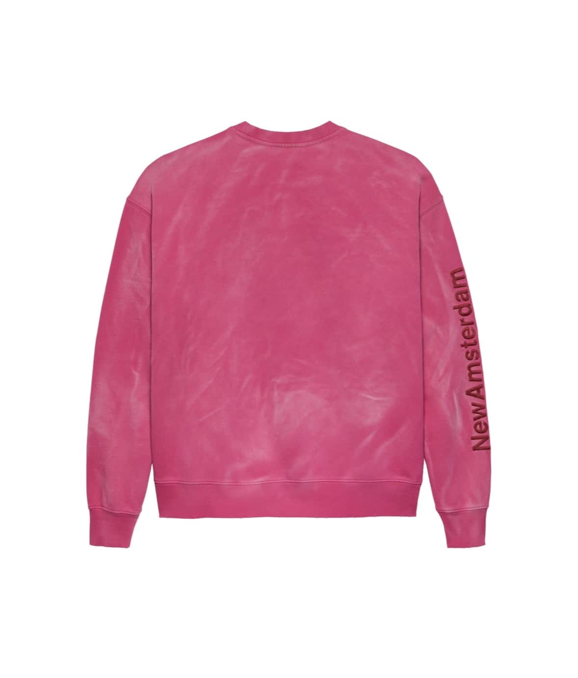 New Amsterdam Surf Association/ニューアムステルダムサーフアソシエーション/DAMAGED LOGO CREWNECK MAGENTA/RED スウェット　トレーナー MAGENTA/RED M