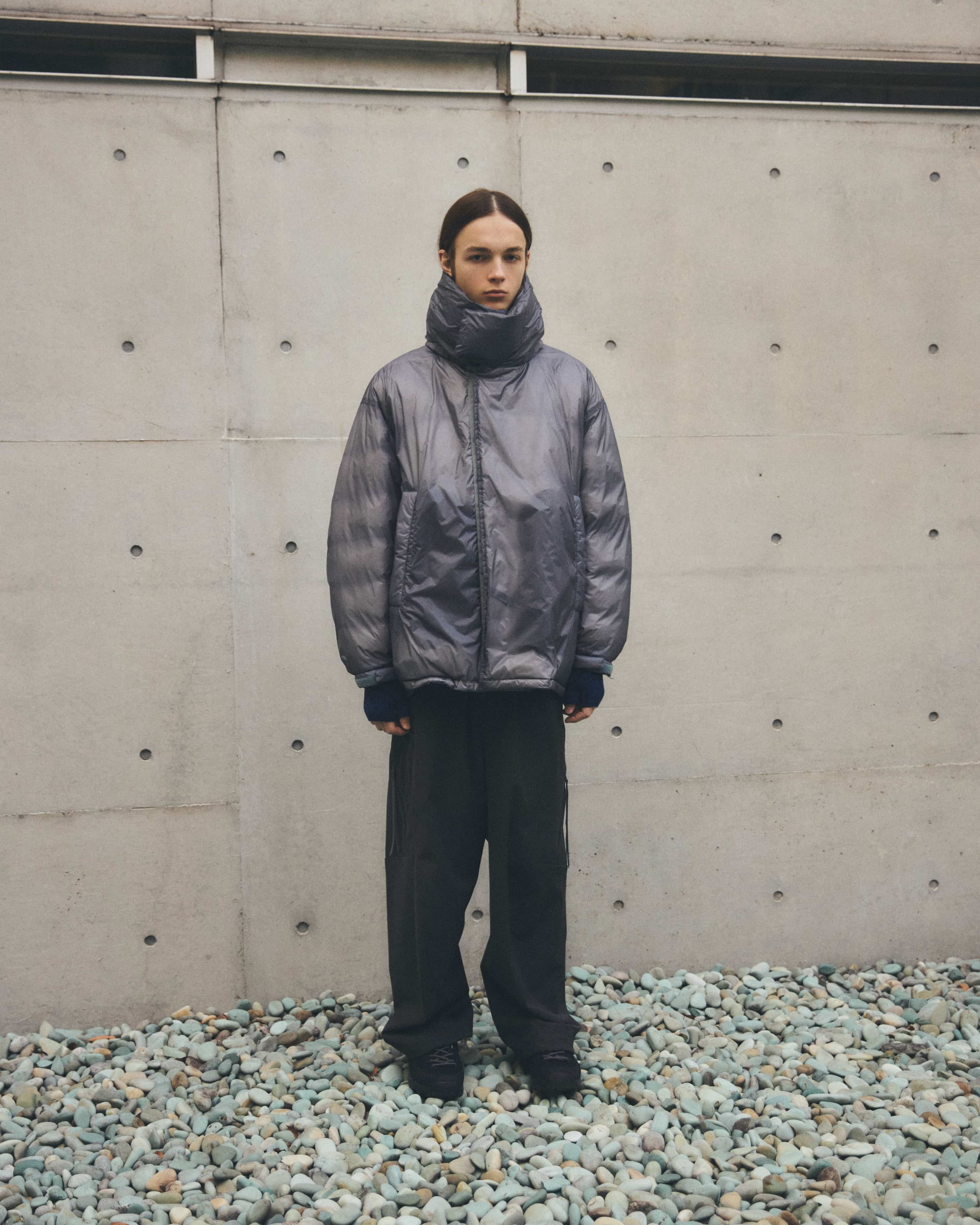 is-ness×Y(dot) BY NORDISK/イズネス×ワイドットバイノルディスク/DOWN PUFFER JACKET CHARCOAL M