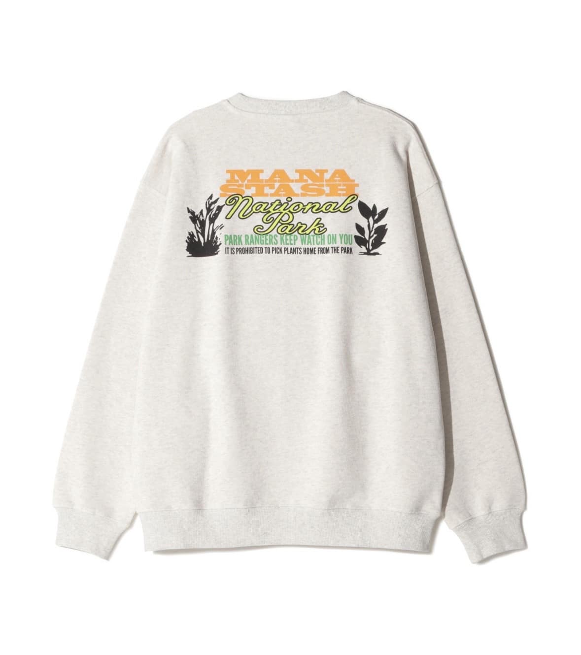 MANASTASH/マナスタッシュ/CASCADE SWEATSHIRTS NATIONAL PARK オートミール S