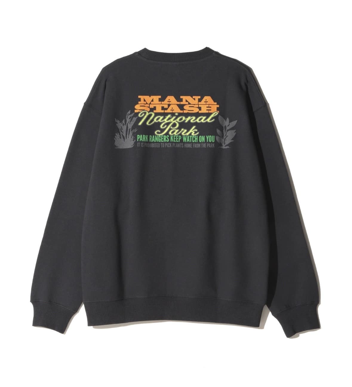 MANASTASH/マナスタッシュ/CASCADE SWEATSHIRTS NATIONAL PARK ブラック S
