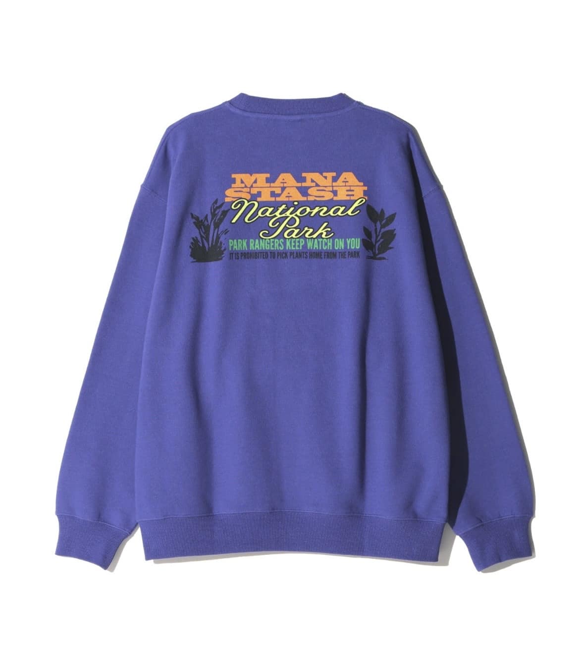 MANASTASH/マナスタッシュ/CASCADE SWEATSHIRTS NATIONAL PARK バイオレット S