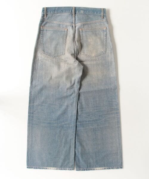 B omnivore/ビーオムニボー/転写 DENIM PANT デニムパンツ インディゴ M