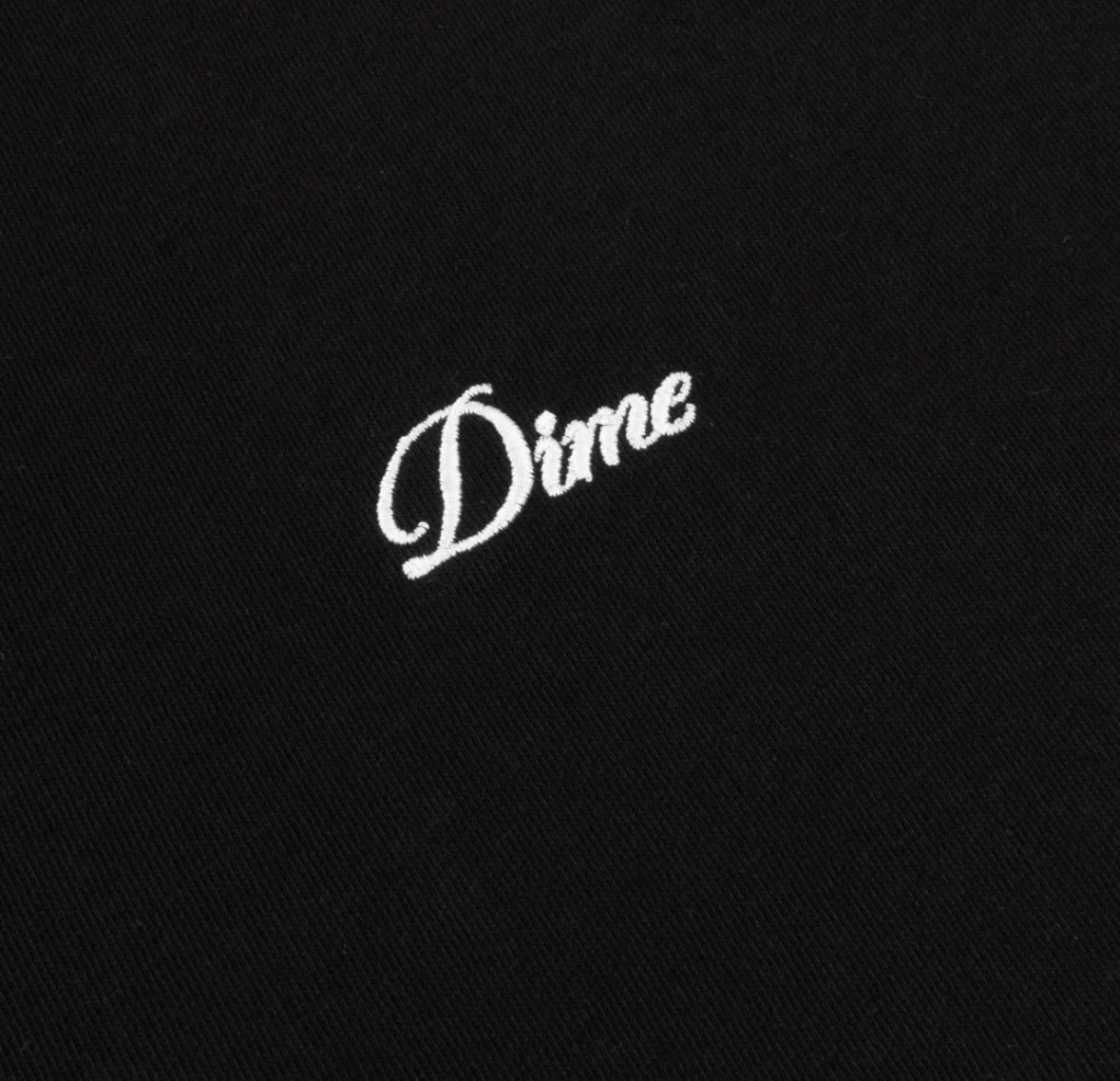 Dime/ダイム/Cursive Small Logo Crewneck BLACK S