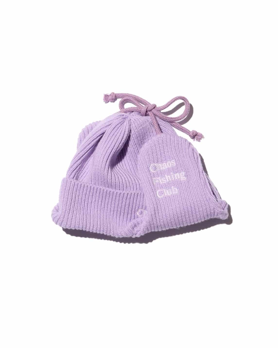 CHAOS FISHING CLUB/カオスフィッシングクラブ/Logo Dog Ear Cap LIGHT PURPLE FREE