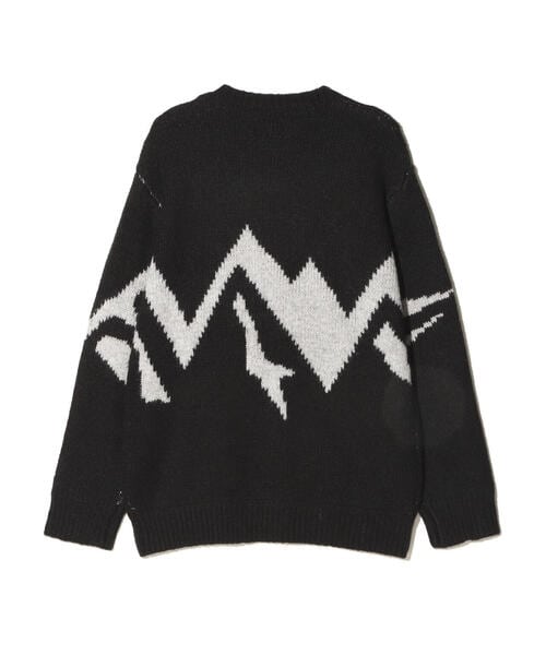 MANASTASH/マナスタッシュ/LOGO SWEATER ニット ブラック M