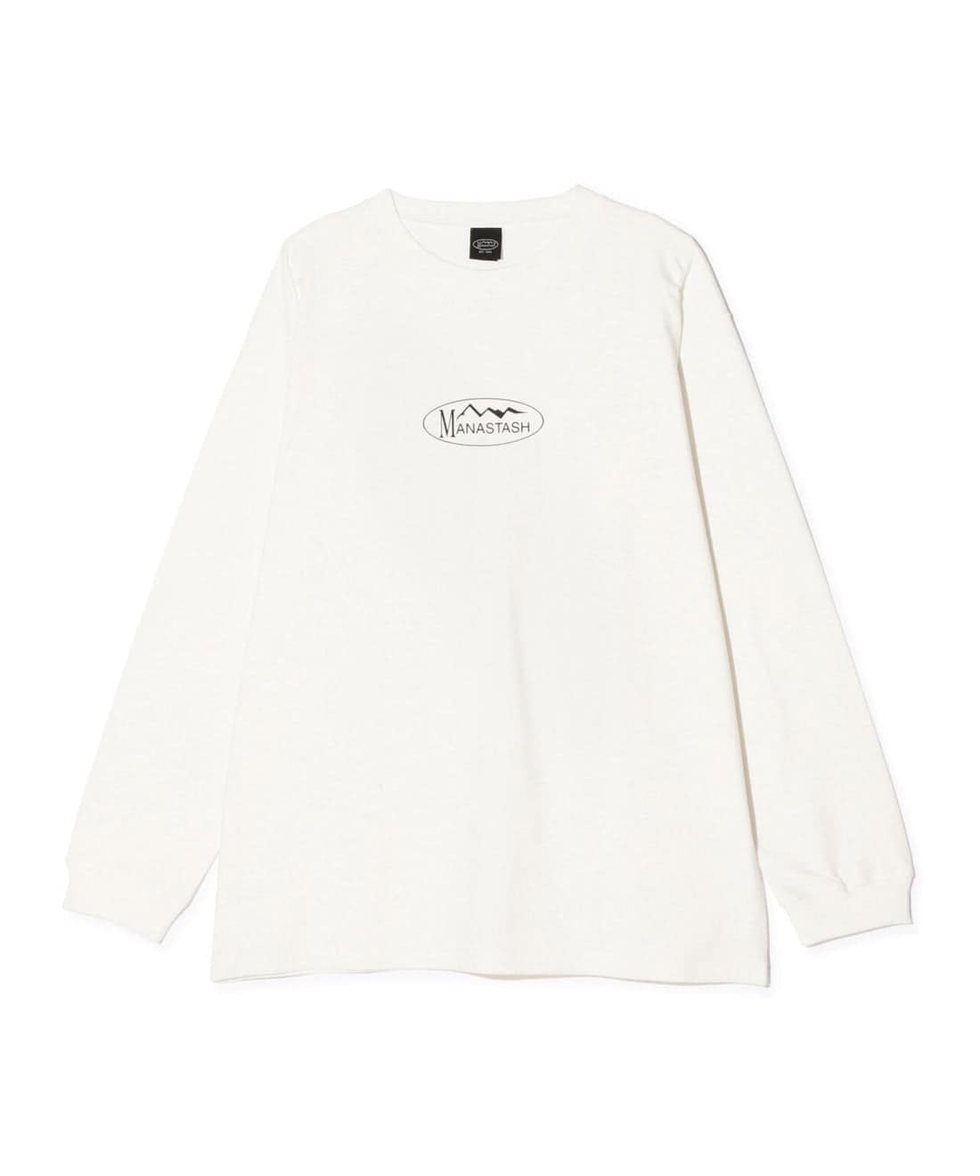 MANASTASH/マナスタッシュ/PUMICE L/S TEE METALLIC LOGO Tシャツ/ロンT White M