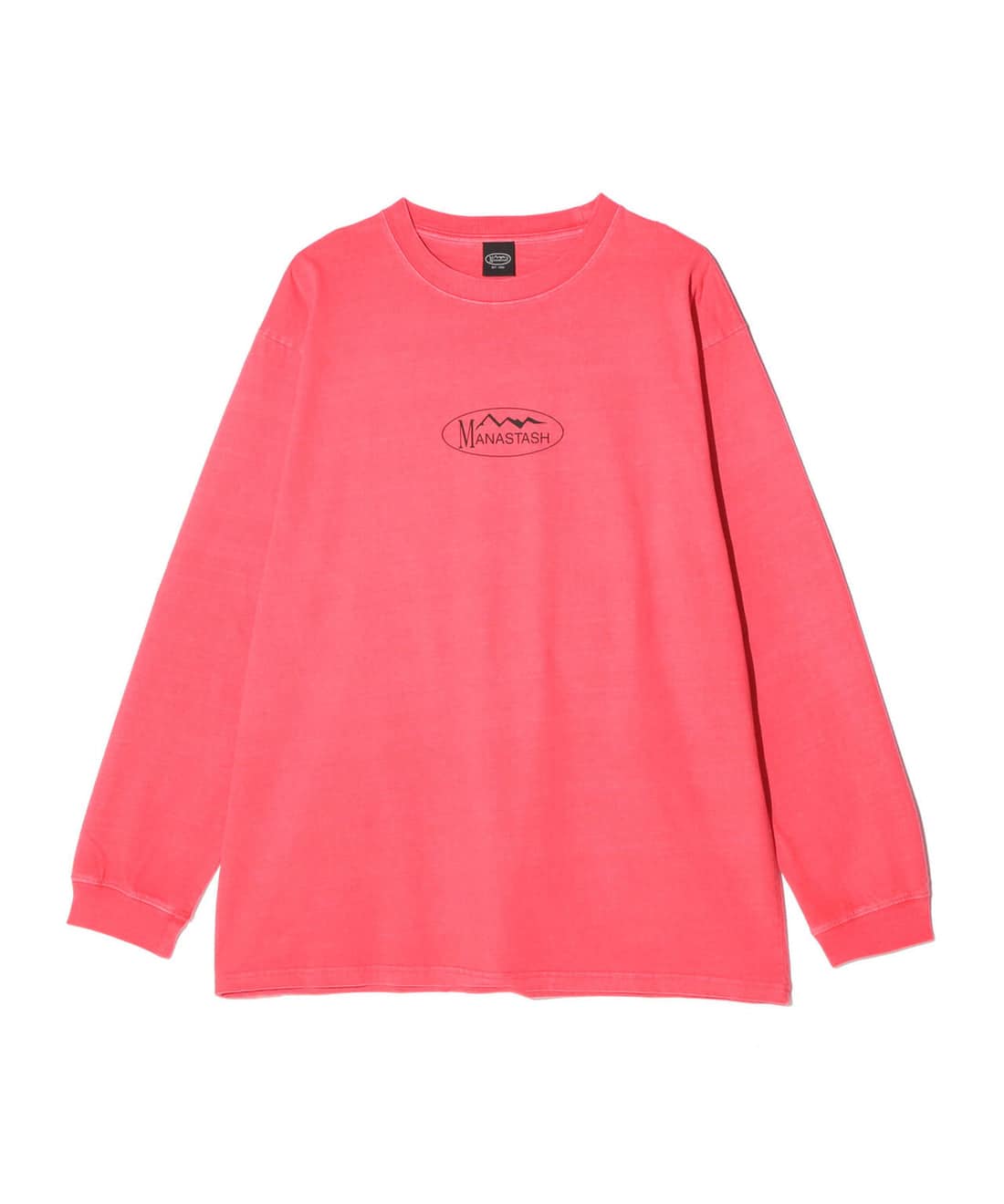 MANASTASH/マナスタッシュ/PUMICE L/S TEE METALLIC LOGO Tシャツ/ロンT レッド M