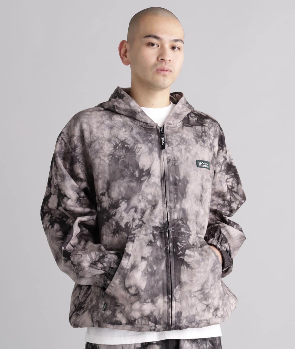 MANASTASH/マナスタッシュ/TIE DYE CHILLIWACK HOODIE ブラック S