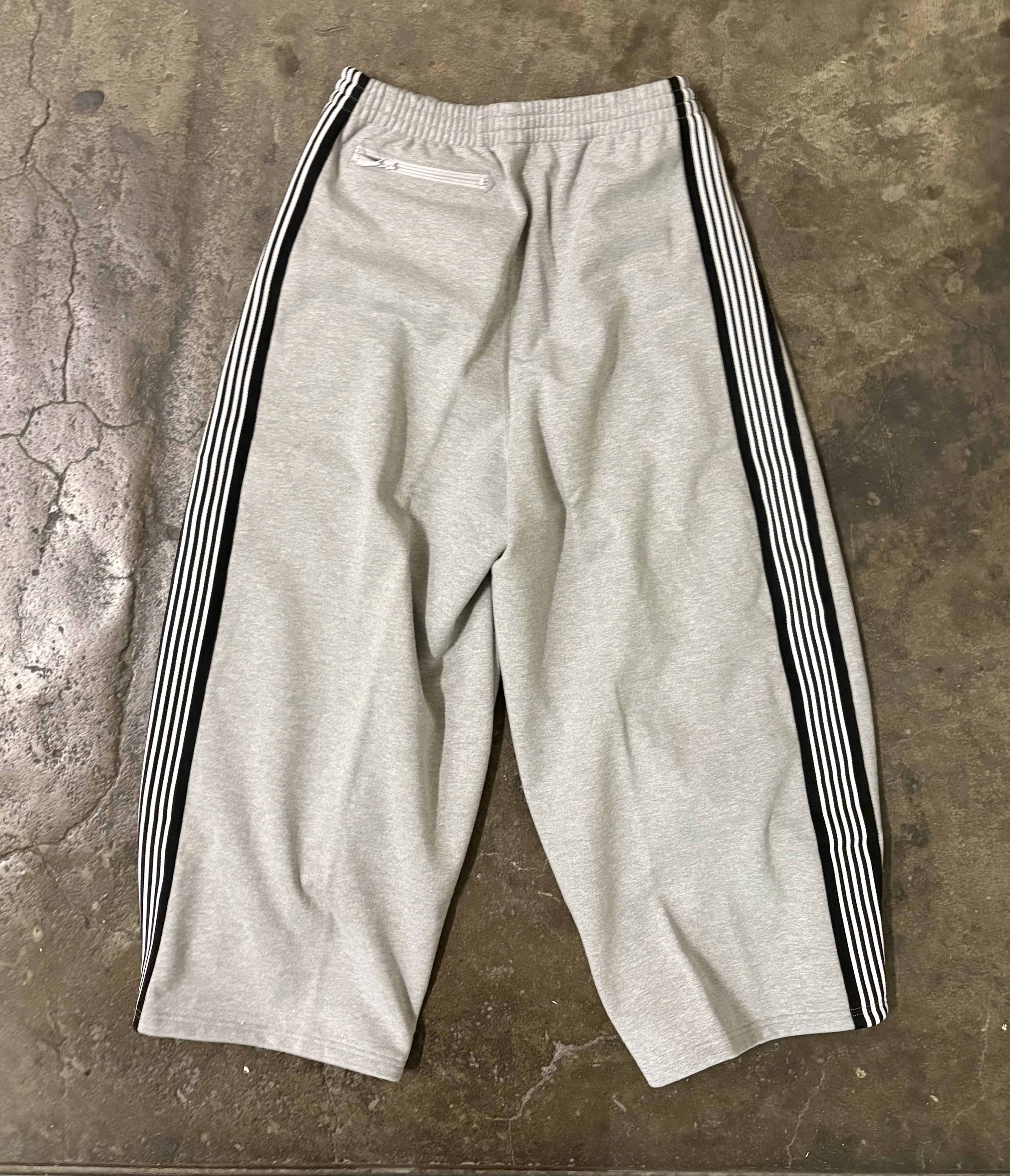 NEEDLES×BEAVER/ニードルズ×ビーバー/別注H.D. Track Pant - Cotton Jersey -GRAY- ヒザデルトラックパンツ　ヒザデルパンツ グレー XS