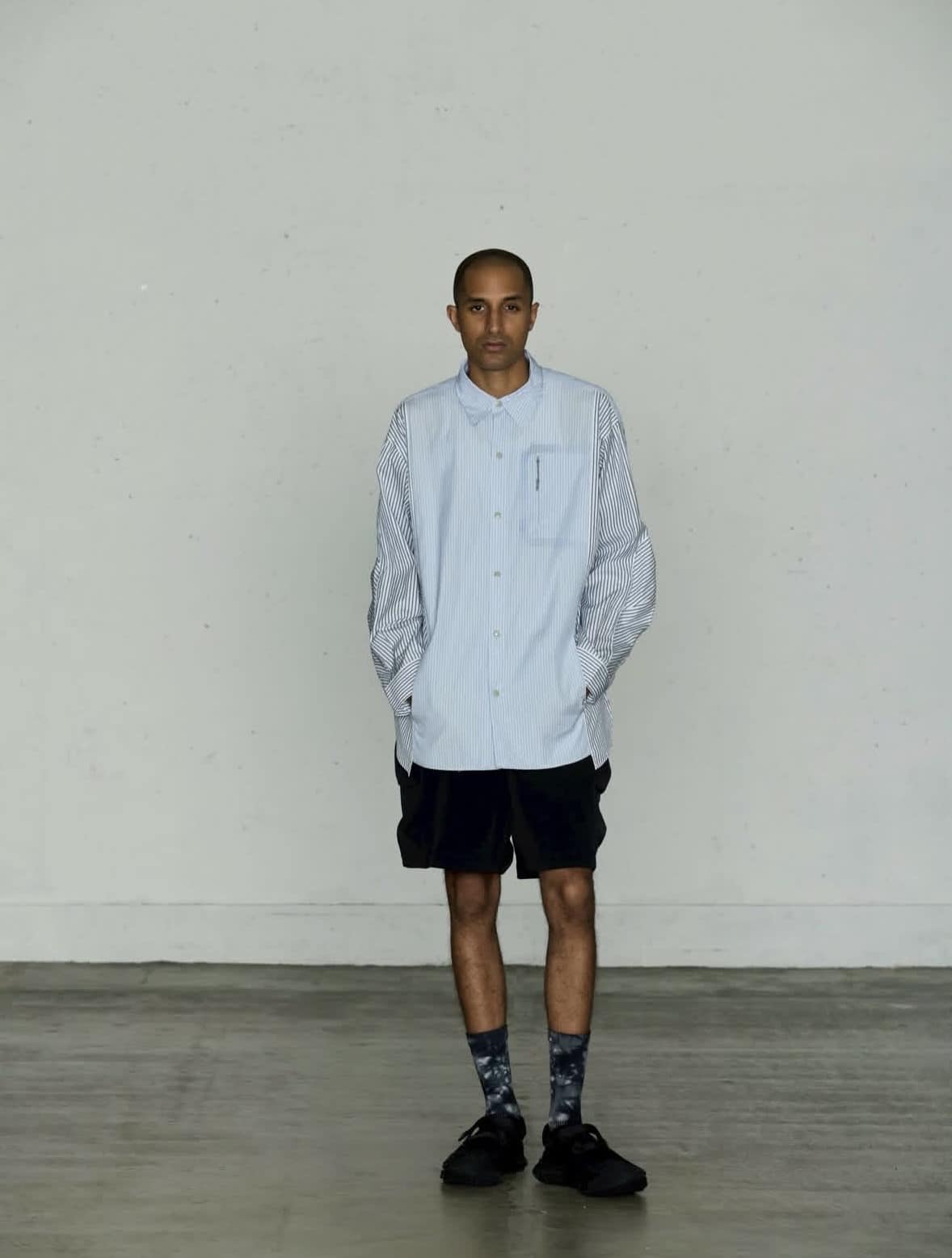 CMF OUTDOOR GARMENT/シーエムエフアウトドアガーメント/ATACHED SHIRTS SAX M