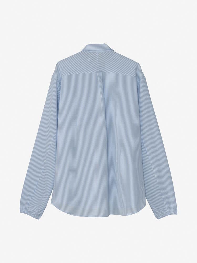 THE NORTH FACE/ザ・ノースフェイス/GARロングスリーブシャツ ブルーストライプ M