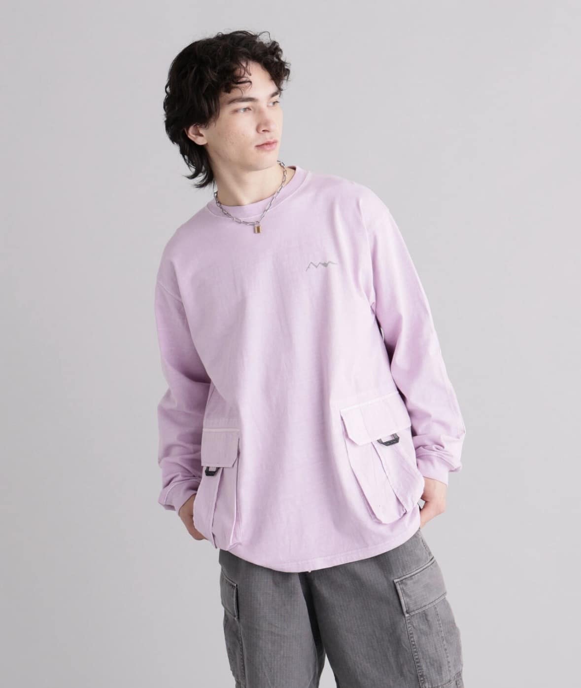 MANASTASH/マナスタッシュ/ARMOR L/S TOP ピンク S