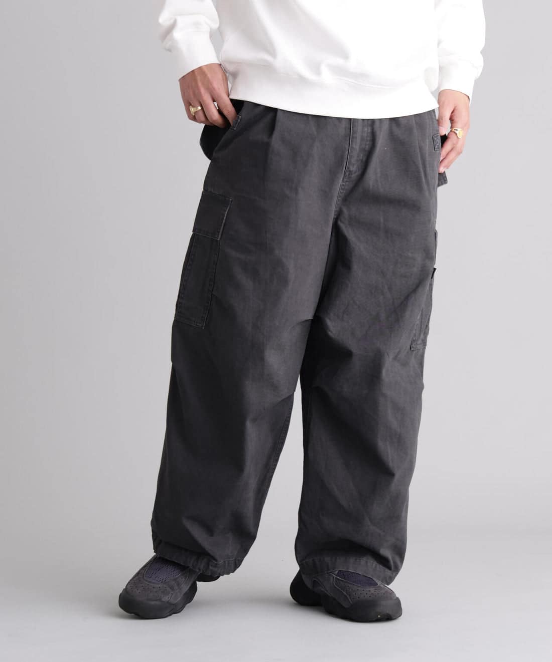 MANASTASH/マナスタッシュ/LT-CANVAS MANATROOPER PT チャコール S