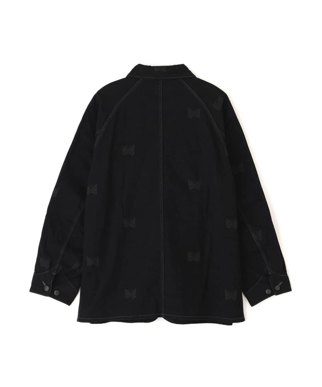 Needles×BEAVER/ニードルズ×ビーバー/別注Coverall - 12oz Denim カバーオール BLACK S