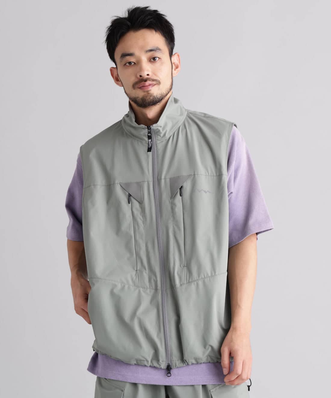 MANASTASH/マナスタッシュ/RIVER VEST セージ M