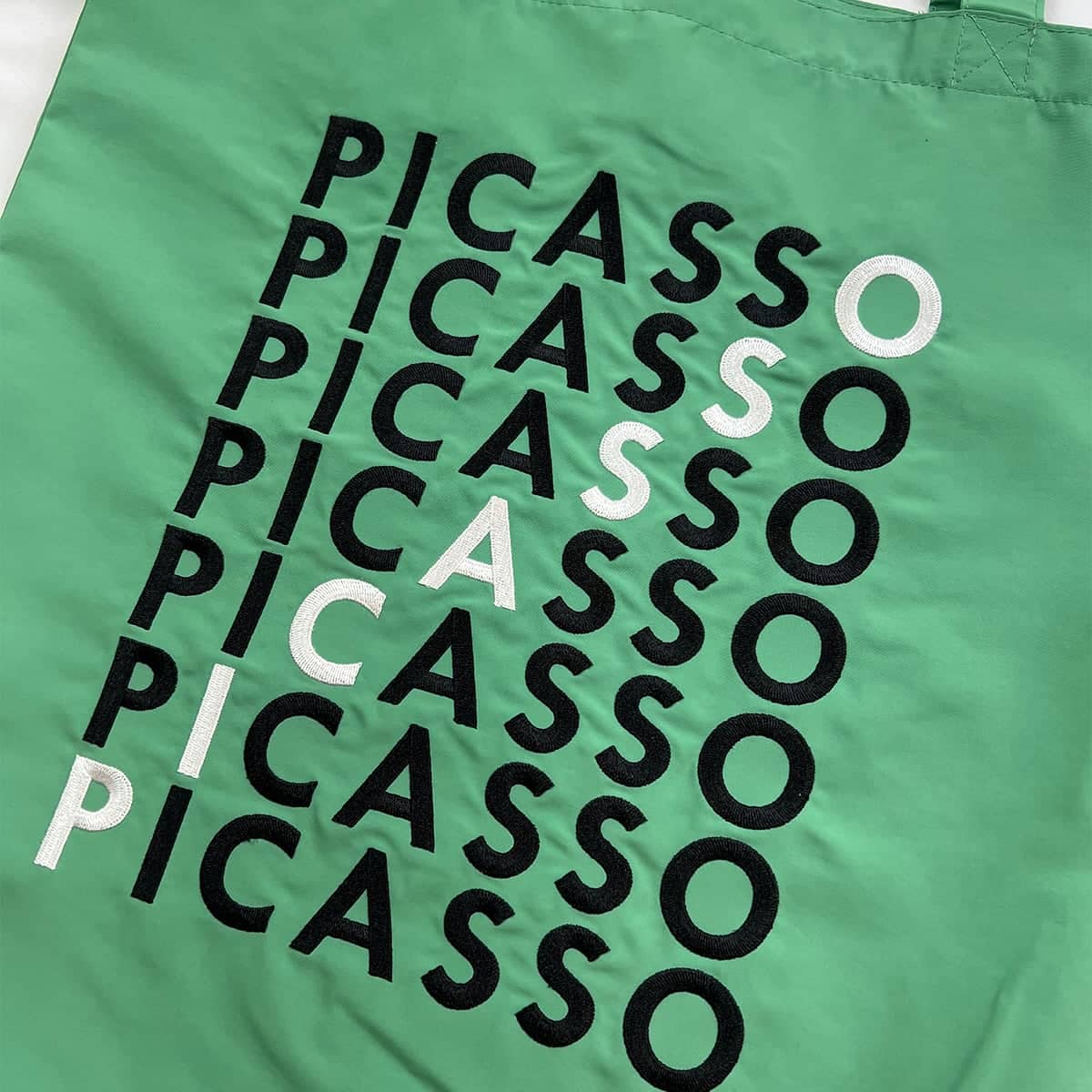 NOT OEM（ノットオーイーエム）/PICASSO LINE LOGO/TOTO BAG GREEN FREE
