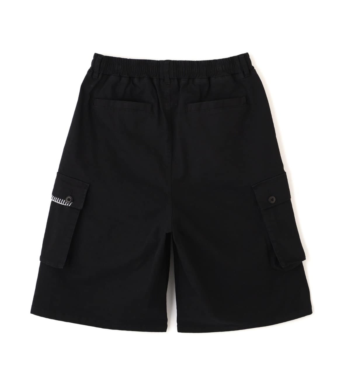 B omnivore/ビーオムニボー/HAND STITCH CARGO SHORTS ブラック M