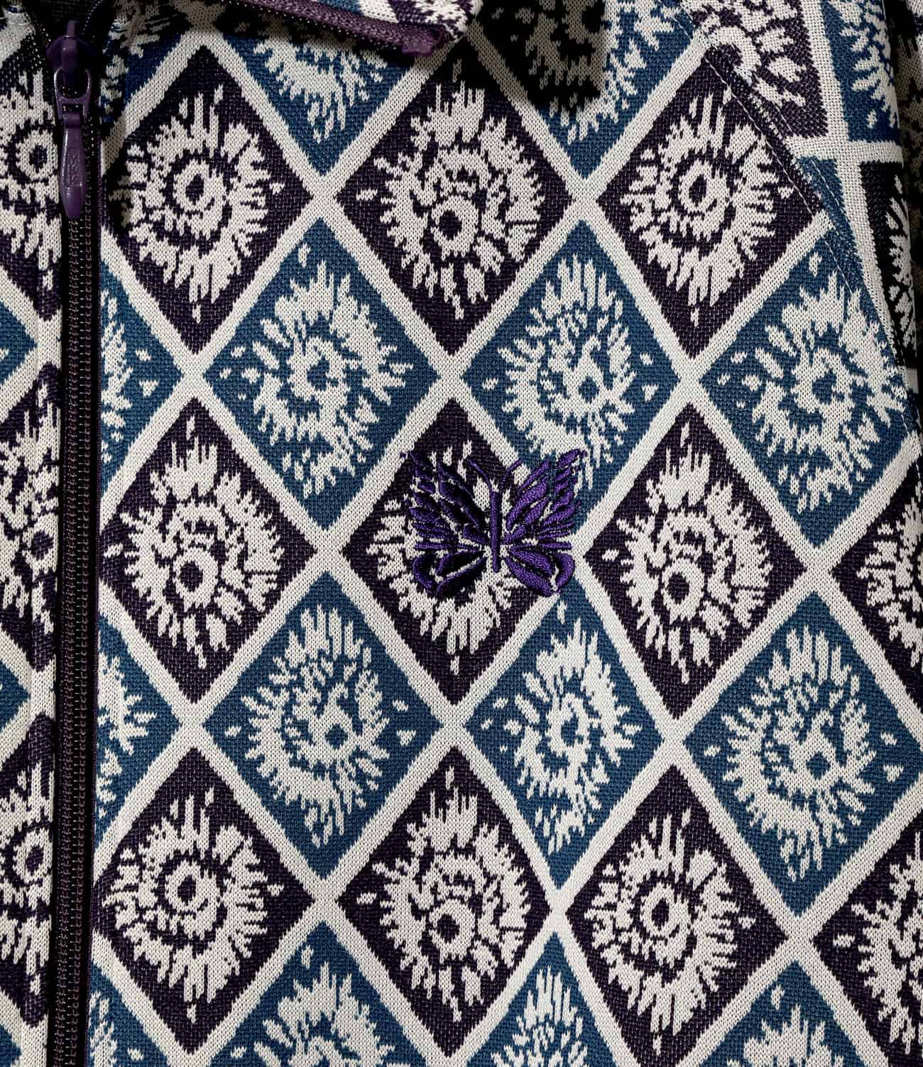 NEEDLES/ニードルズ/TRACK JACKET - POLY JACQUARD -BLU/PPL- トラックジャケット BLU/PPL M