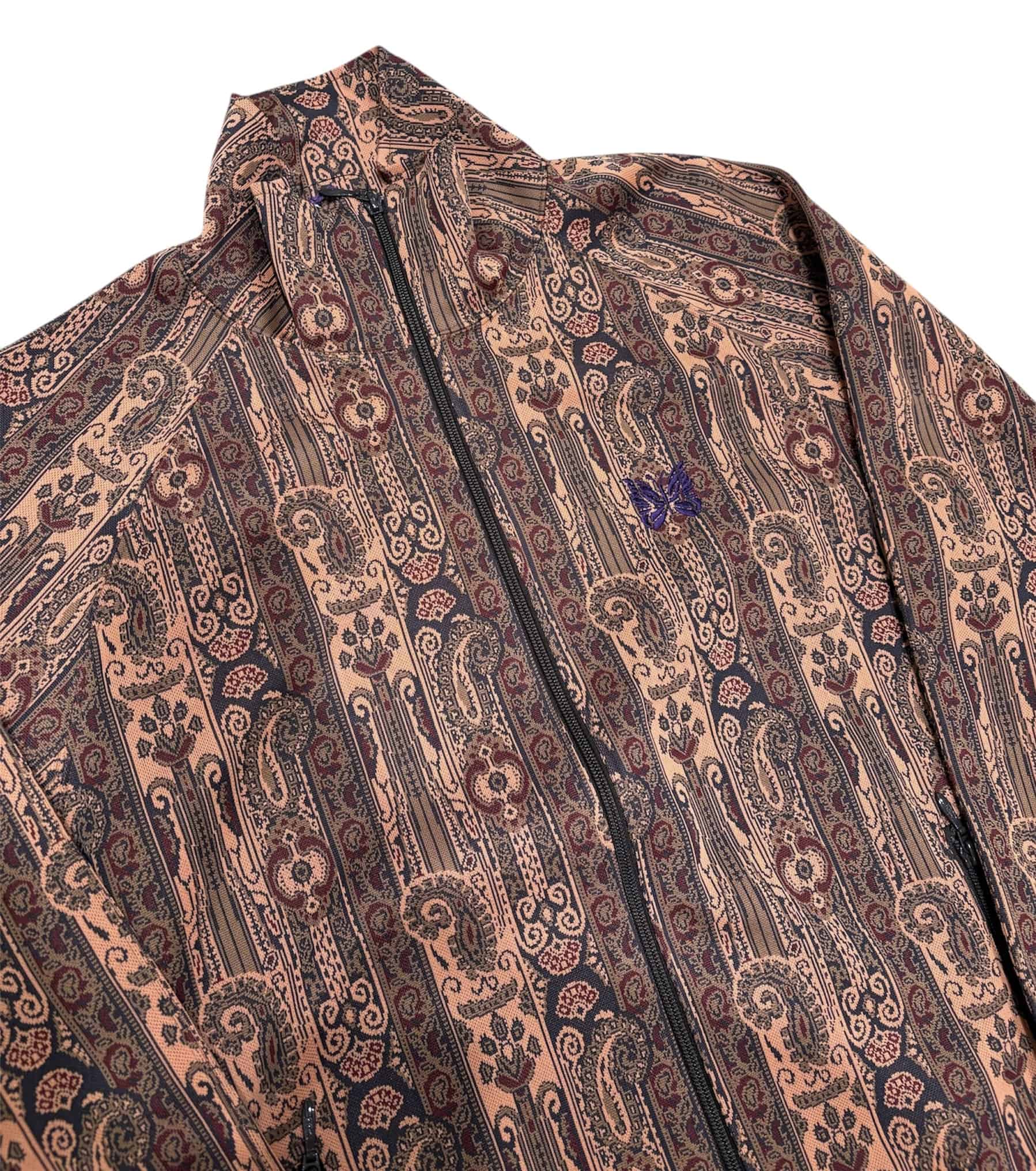 NEEDLES/ニードルズ/TRACK JACKET - POLY JACQUARD -ORANGE- トラックジャケット ORANGE M