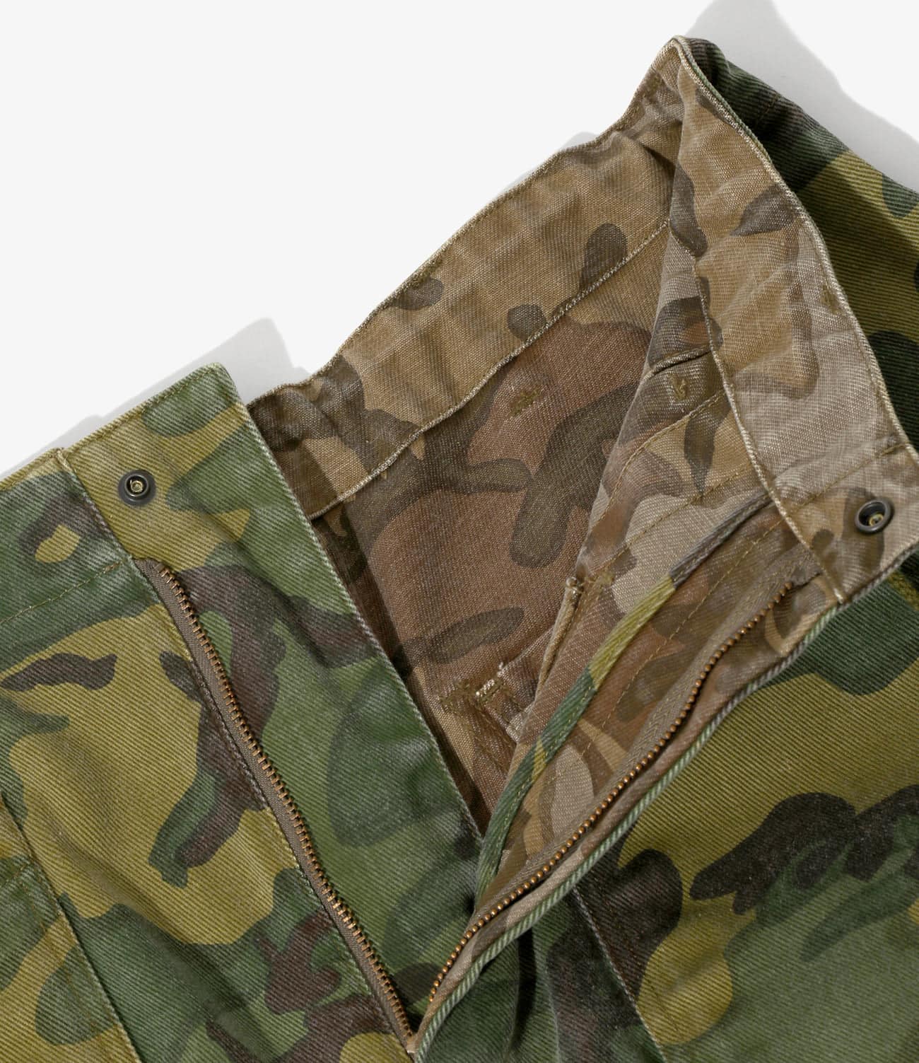 NEEDLES/ニードルズ/REVERSIBLE H.D. PANT - CAMO TWILL ヒザデルパンツ CAMOUFLAGE S