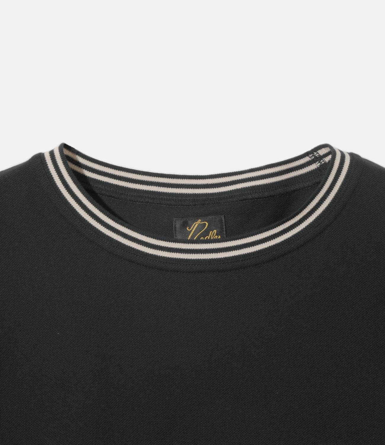 NEEDLES/ニードルズ/RINGER TEE - COTTON PIQUE BLACK M