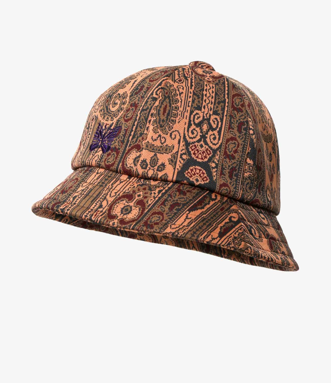 NEEDLES/ニードルズ/BERMUDA HAT - POLY JACQUARD -ORANGE- ORANGE M