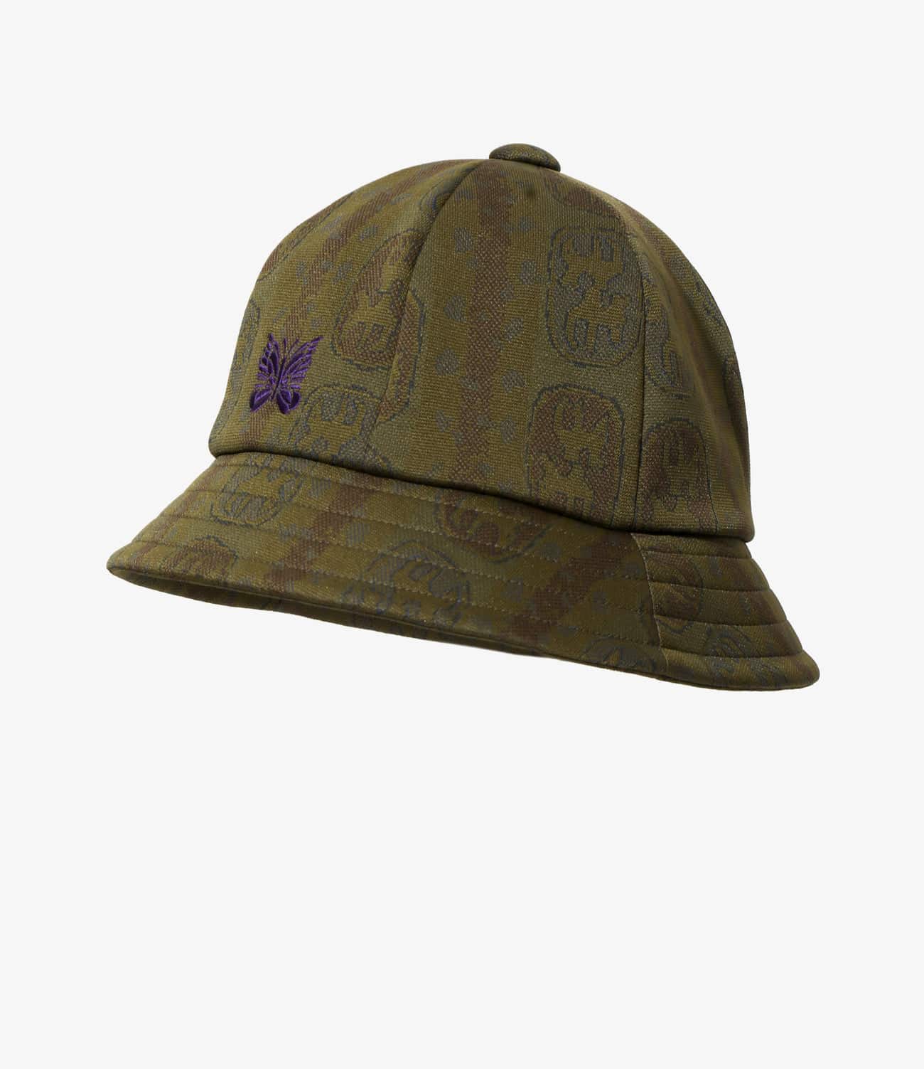 NEEDLES/ニードルズ/BERMUDA HAT - POLY JACQUARD -OLIVE- OLIVE M