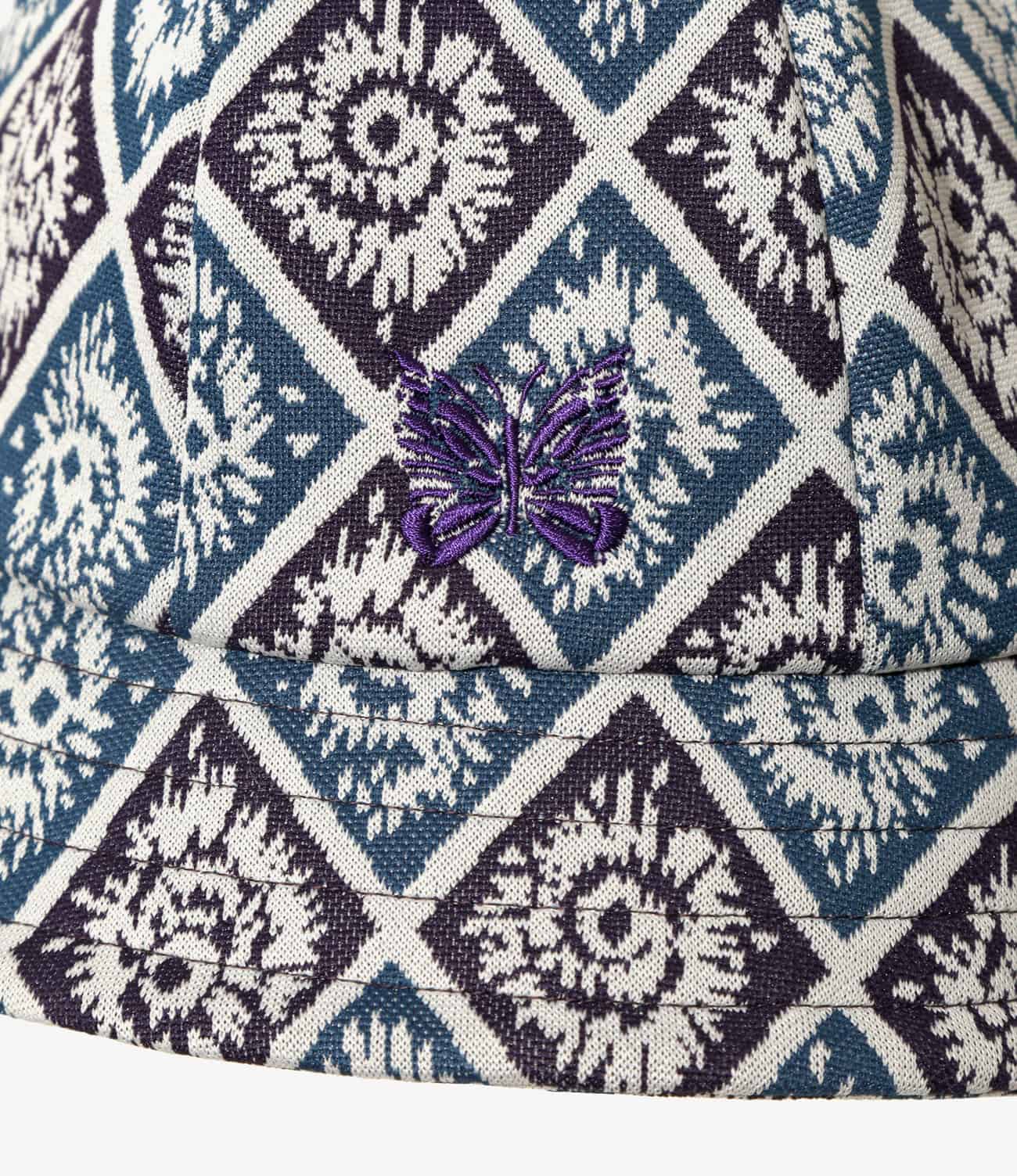NEEDLES/ニードルズ/BERMUDA HAT - POLY JACQUARD -BLU/PPL- BLU/PPL M