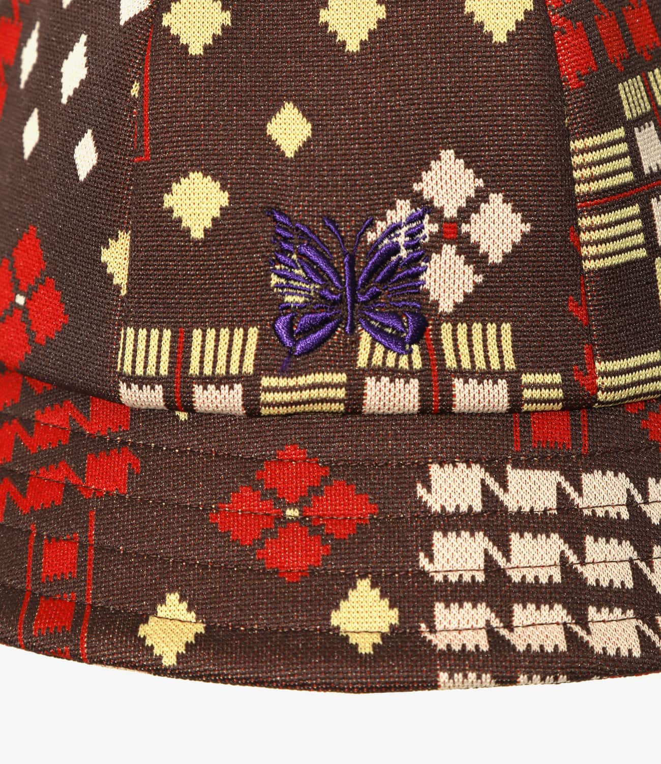 NEEDLES/ニードルズ/BERMUDA HAT - POLY JACQUARD -BROWN- BROWN M