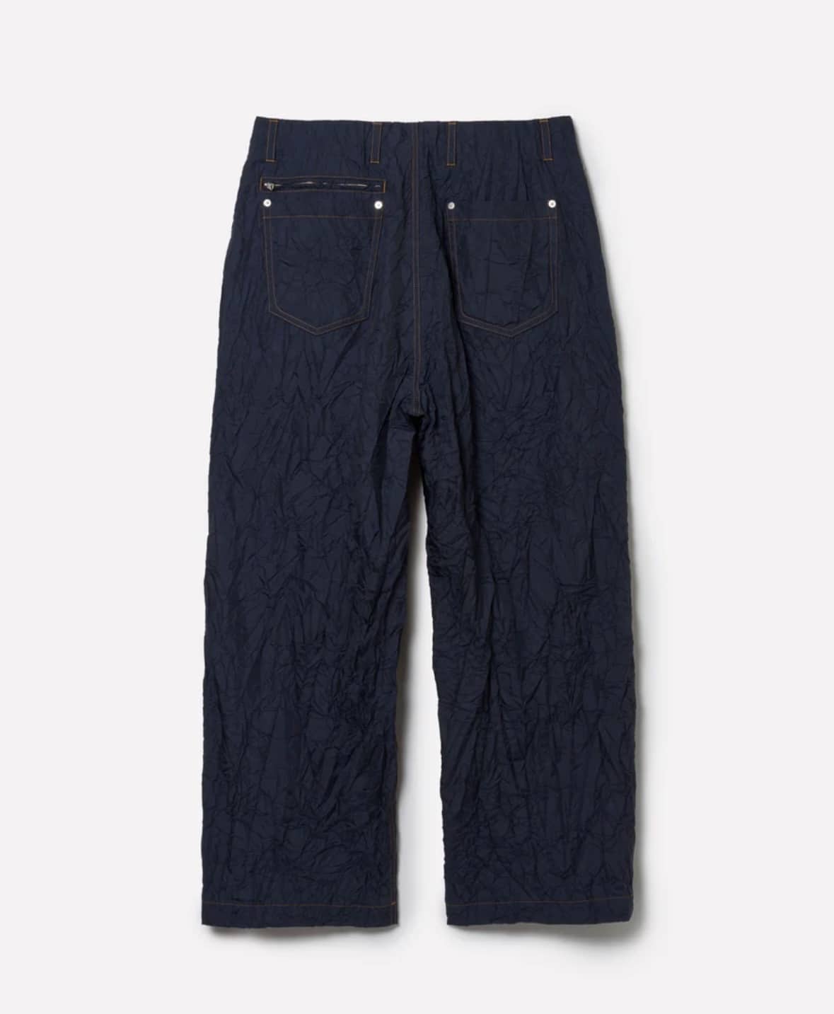 YDOT/ワイドット/WRINKLE NYLON TD PANTS NAVY M