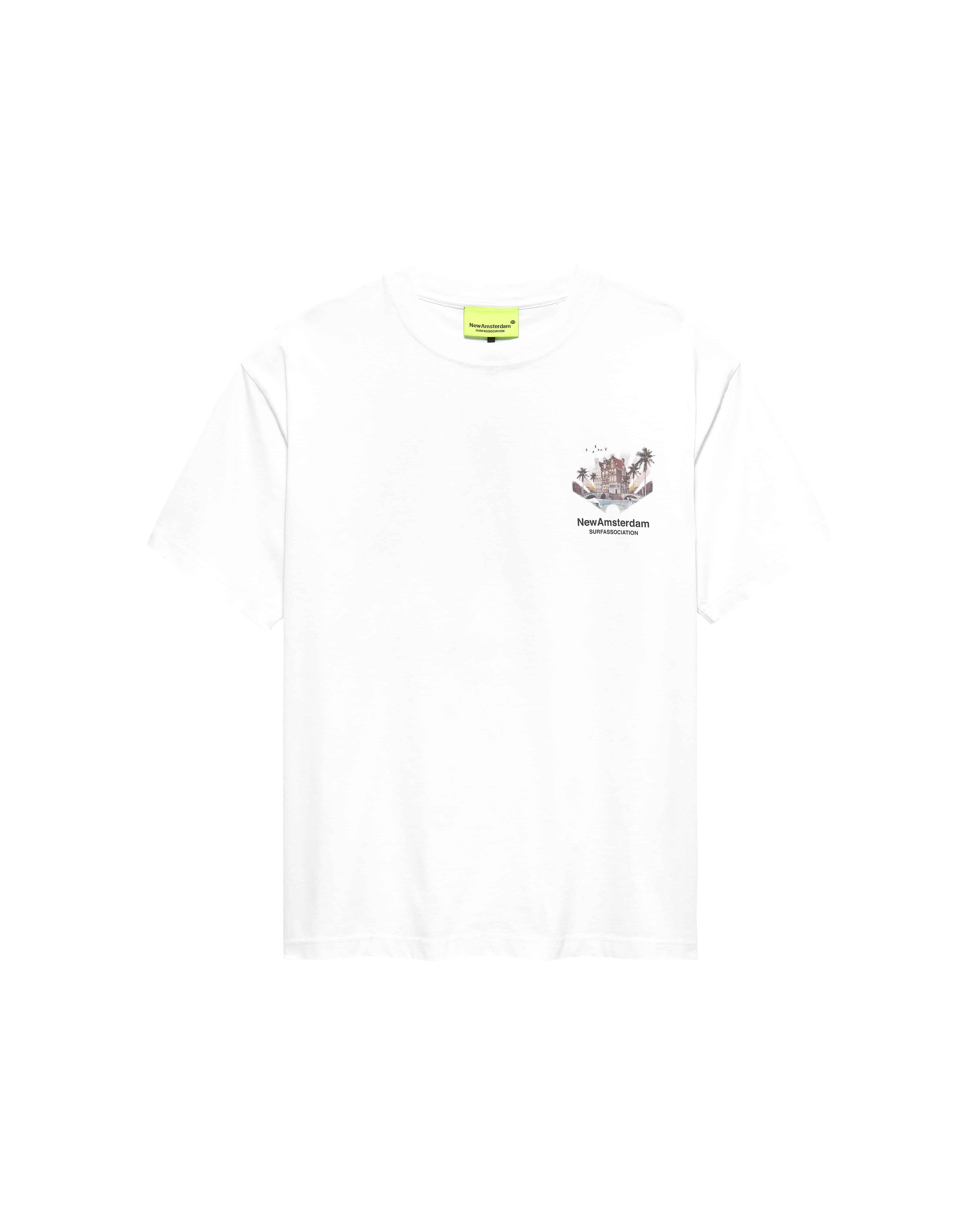New Amsterdam Surf Association/ニューアムステルダムサーフアソシエーション/TROPICAL TEE WHITE WHITE S