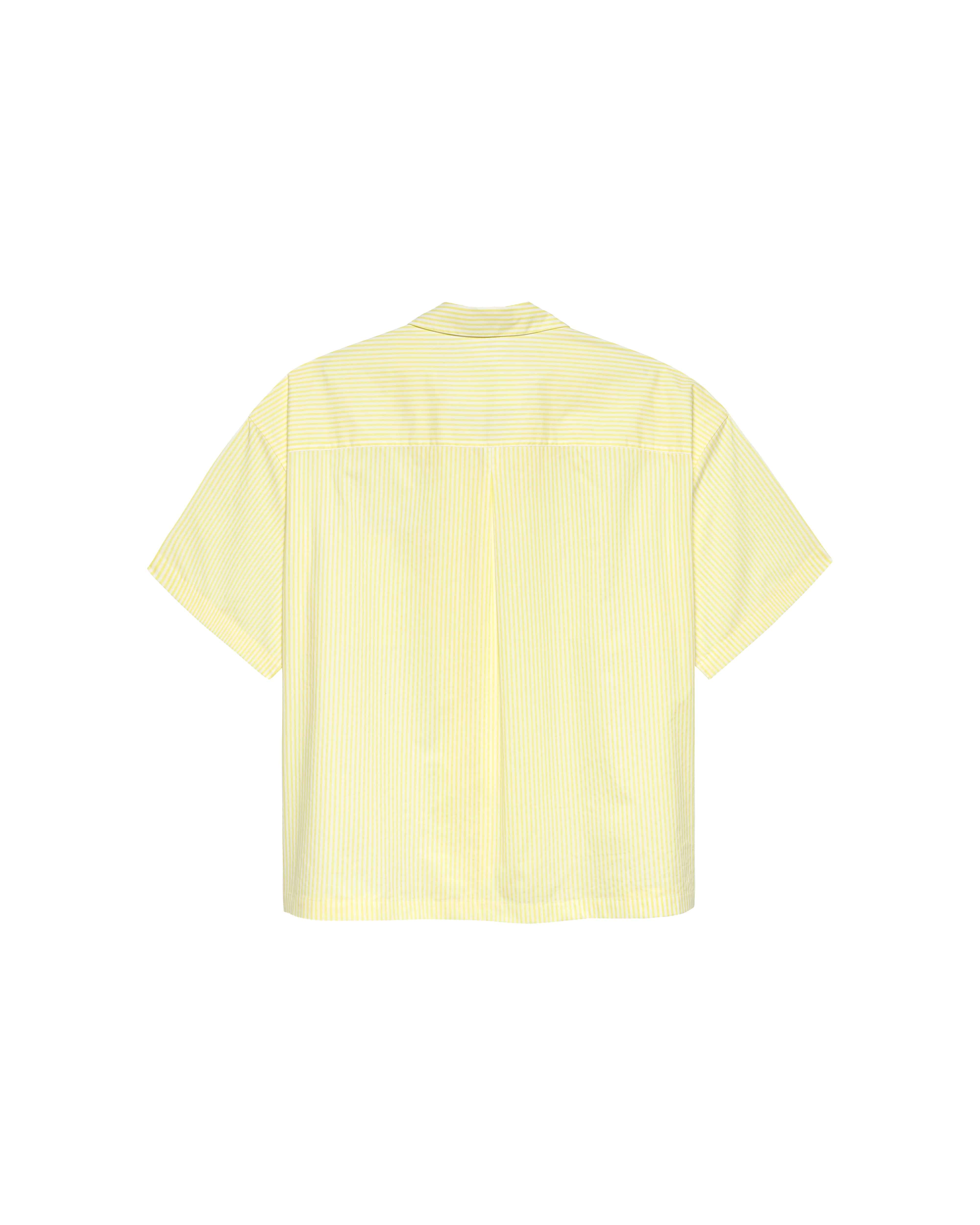 New Amsterdam Surf Association/ニューアムステルダムサーフアソシエーション/WIJK SHIRT SHORT SLEEVES STRIPE YELLOW STRIPE M