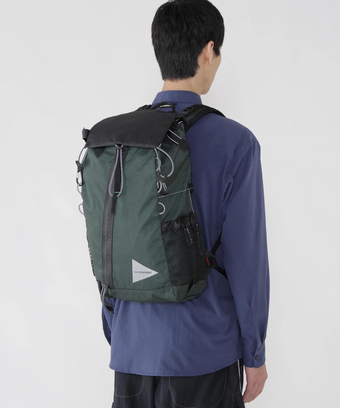 and wander/アンドワンダー/ECOPAK 30Lbackpack d.green Free